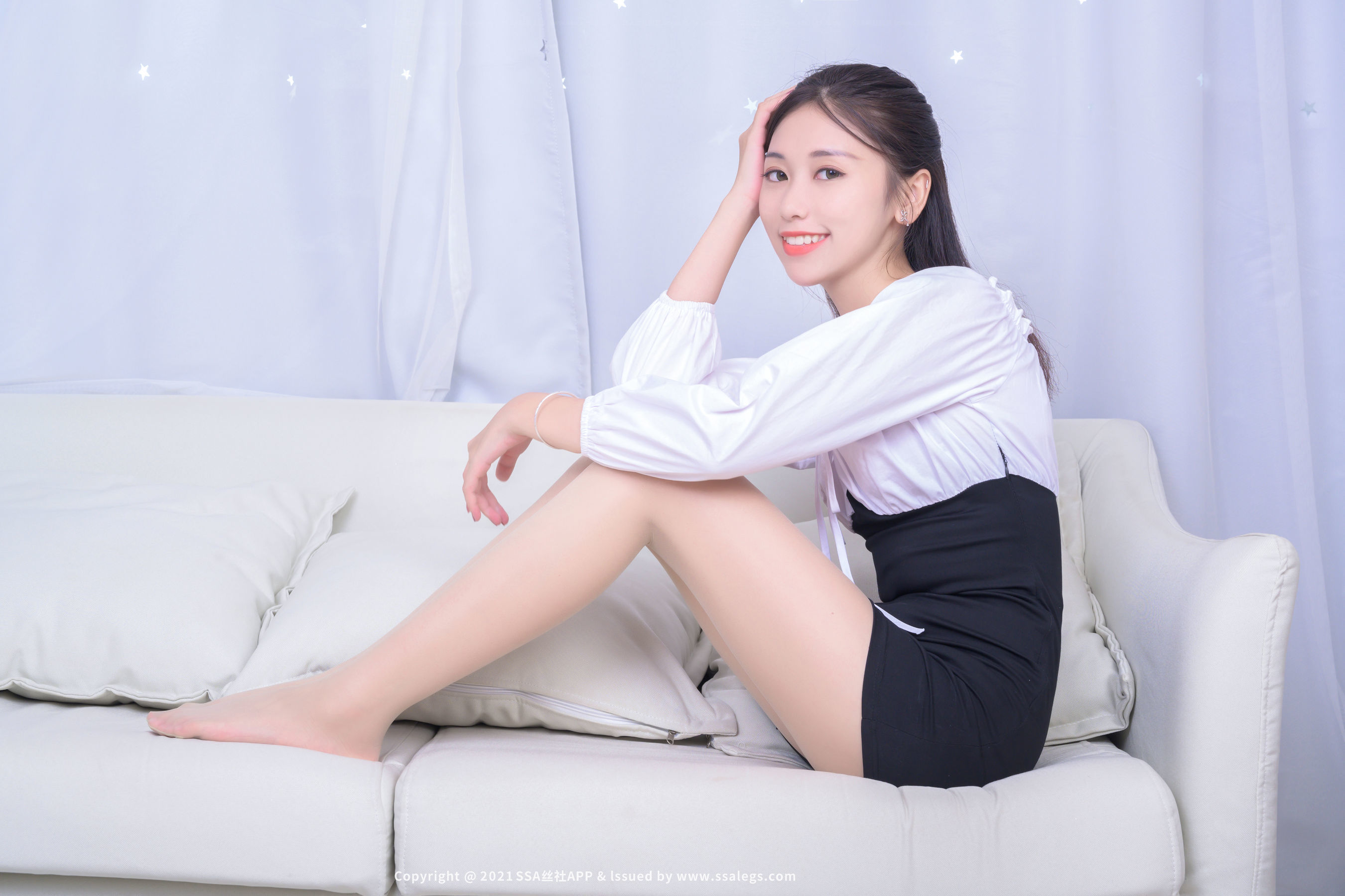 超清写真 No.705 模特可儿 肉丝袜（下）-图80