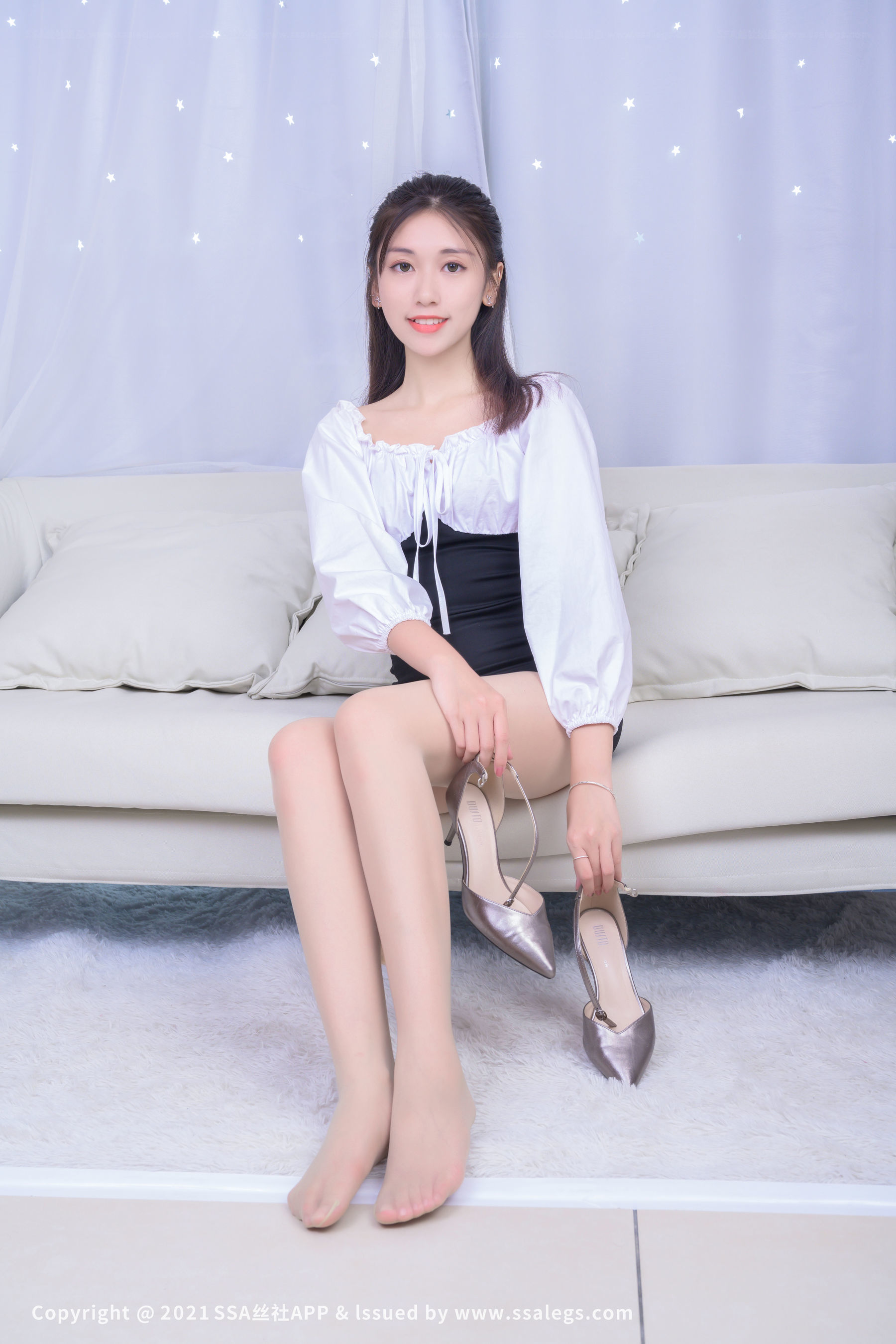 超清写真 No.705 模特可儿 肉丝袜（下）-图8