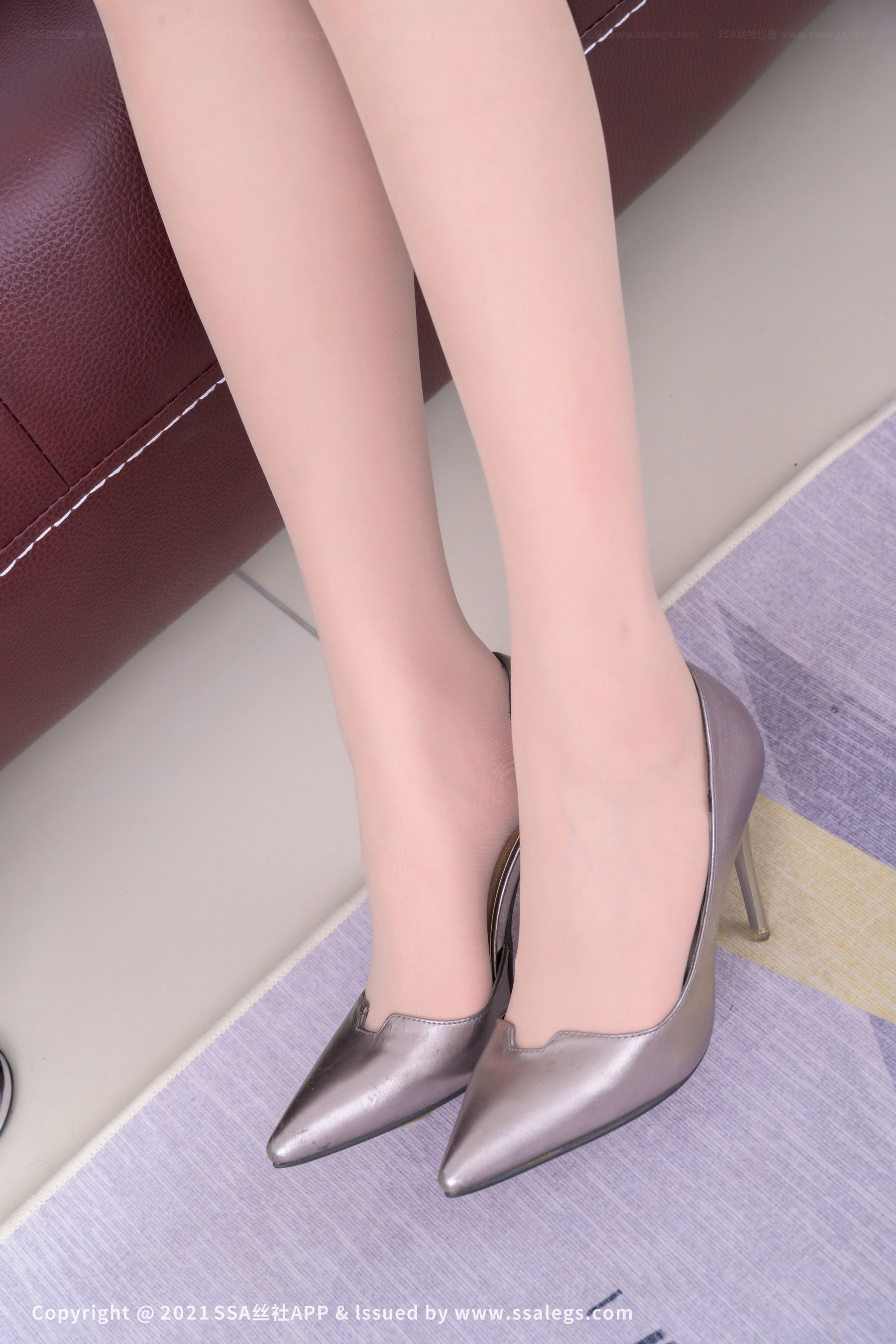 超清写真 No.714 腿模素素 涞觅肉丝袜美足（上）-图47