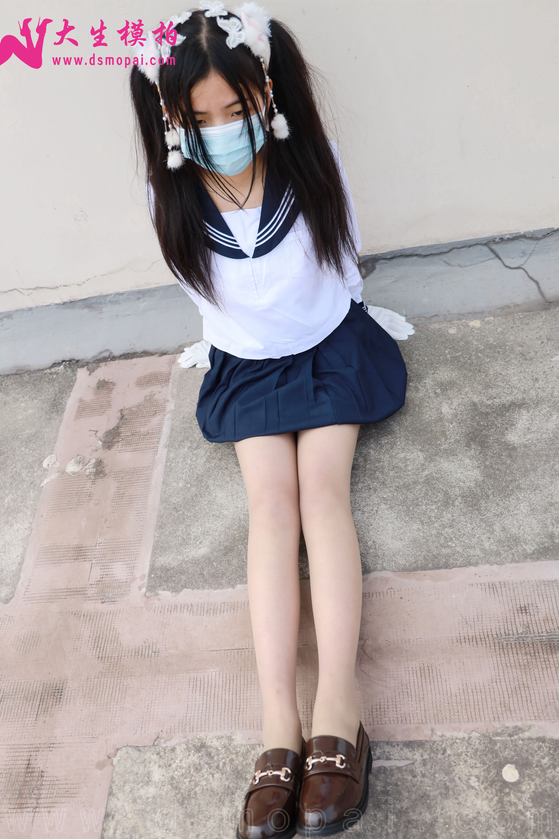 No.269 梦梦 双马尾JK无内-图2