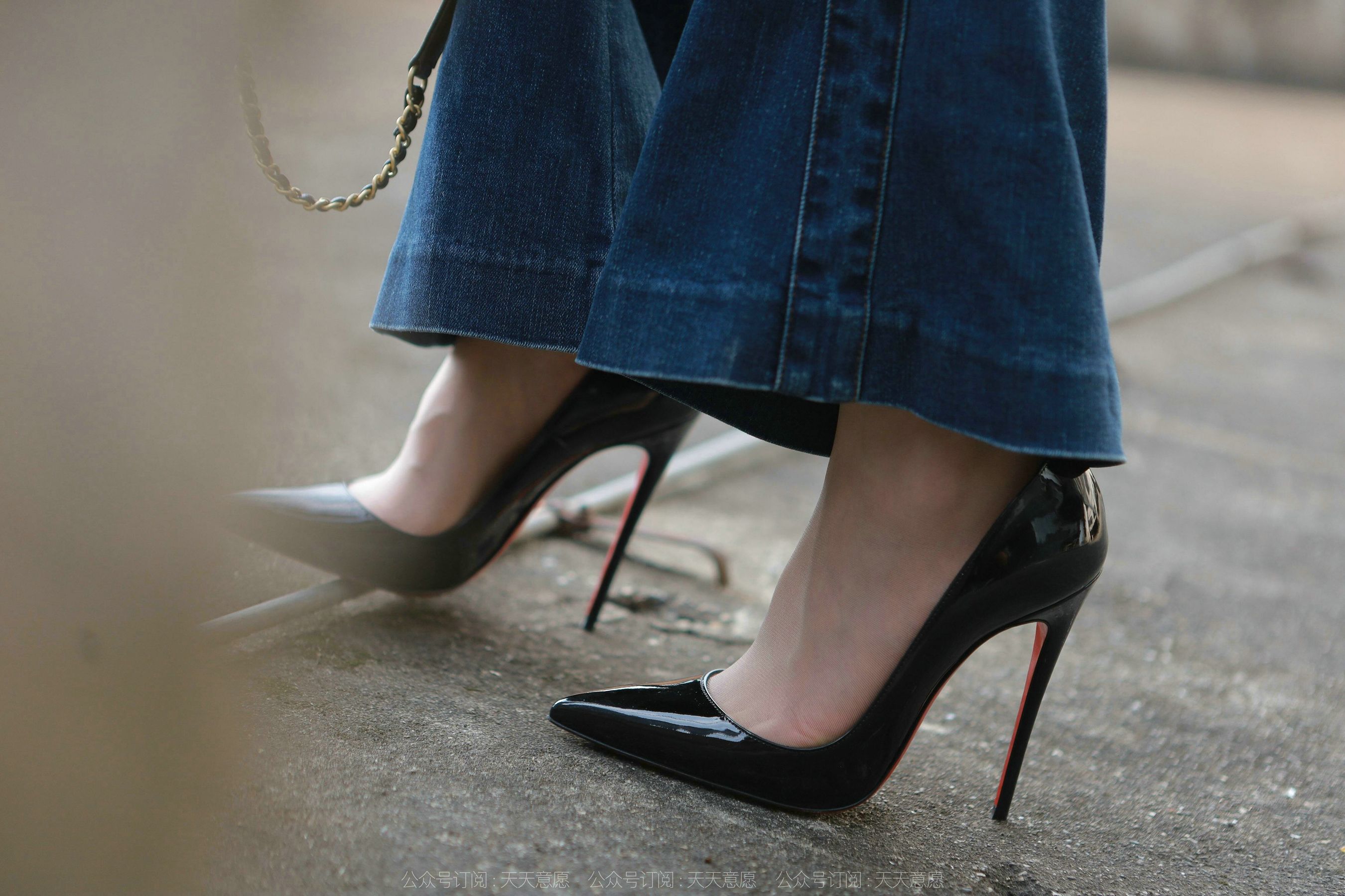 模特 佳爷 《红底高跟库里丝》-图74