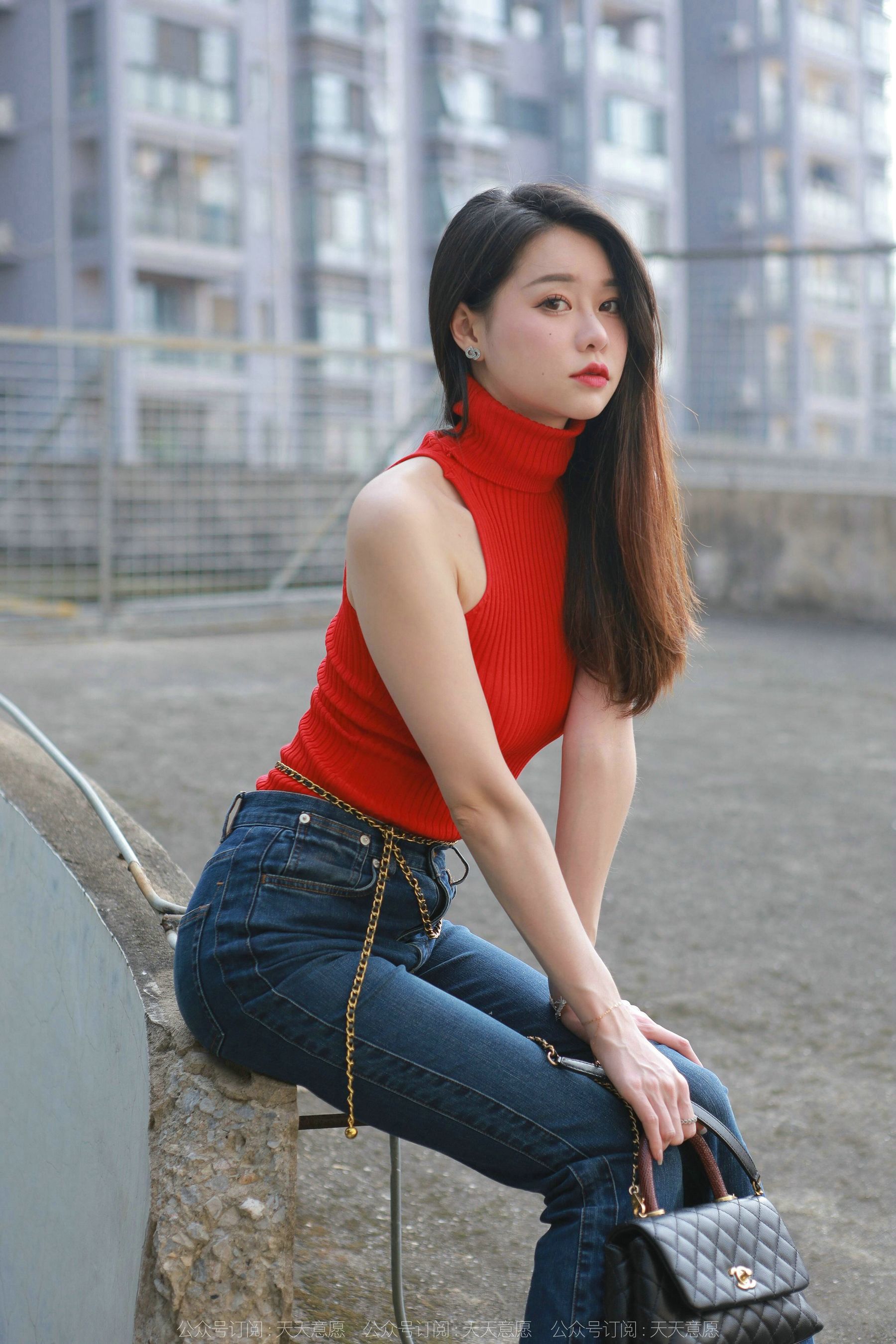 模特 佳爷 《红底高跟库里丝》-图78