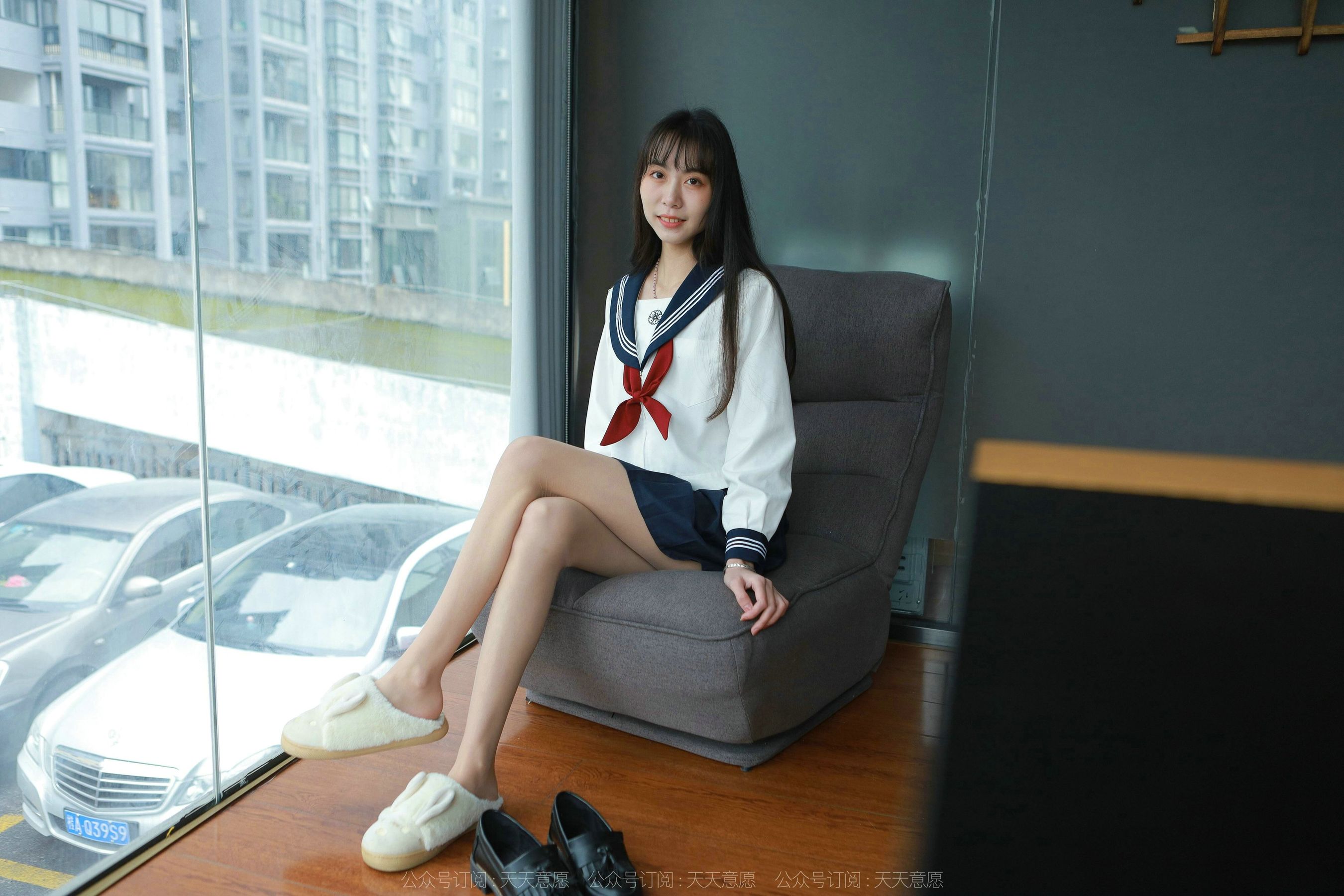 模特 团团 《可爱JK装》-图9