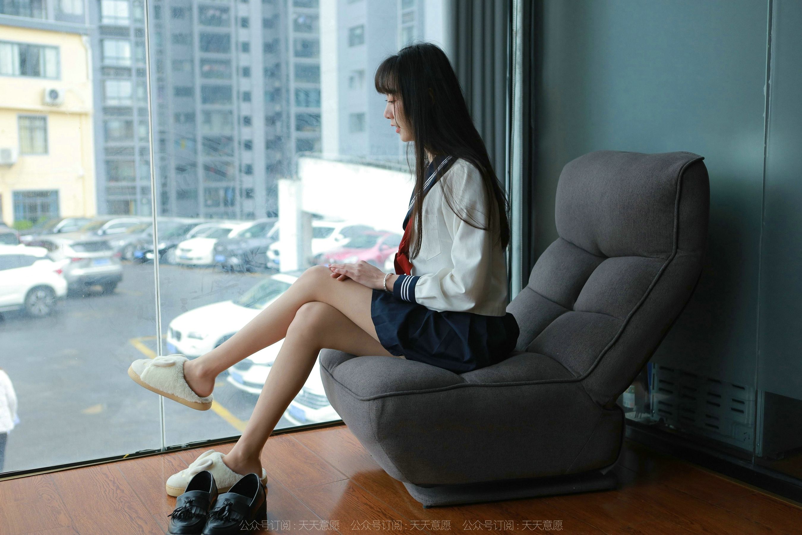 模特 团团 《可爱JK装》-图14