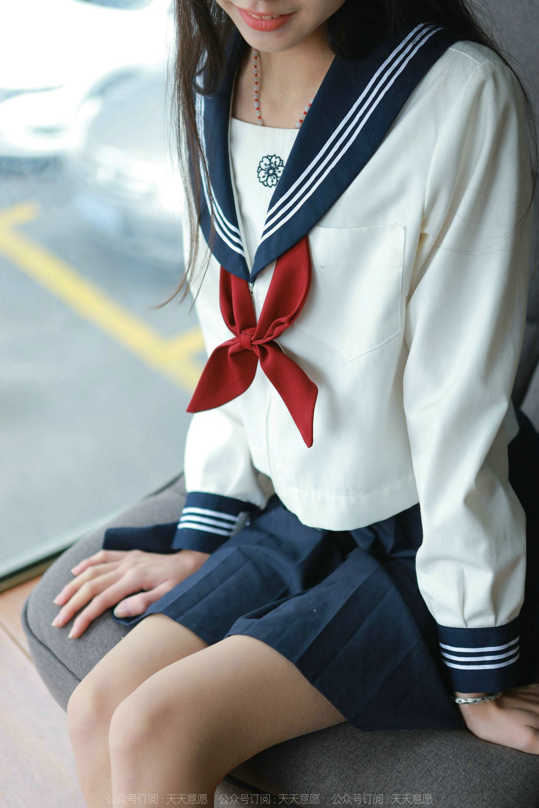 模特 团团 《可爱JK装》-图3