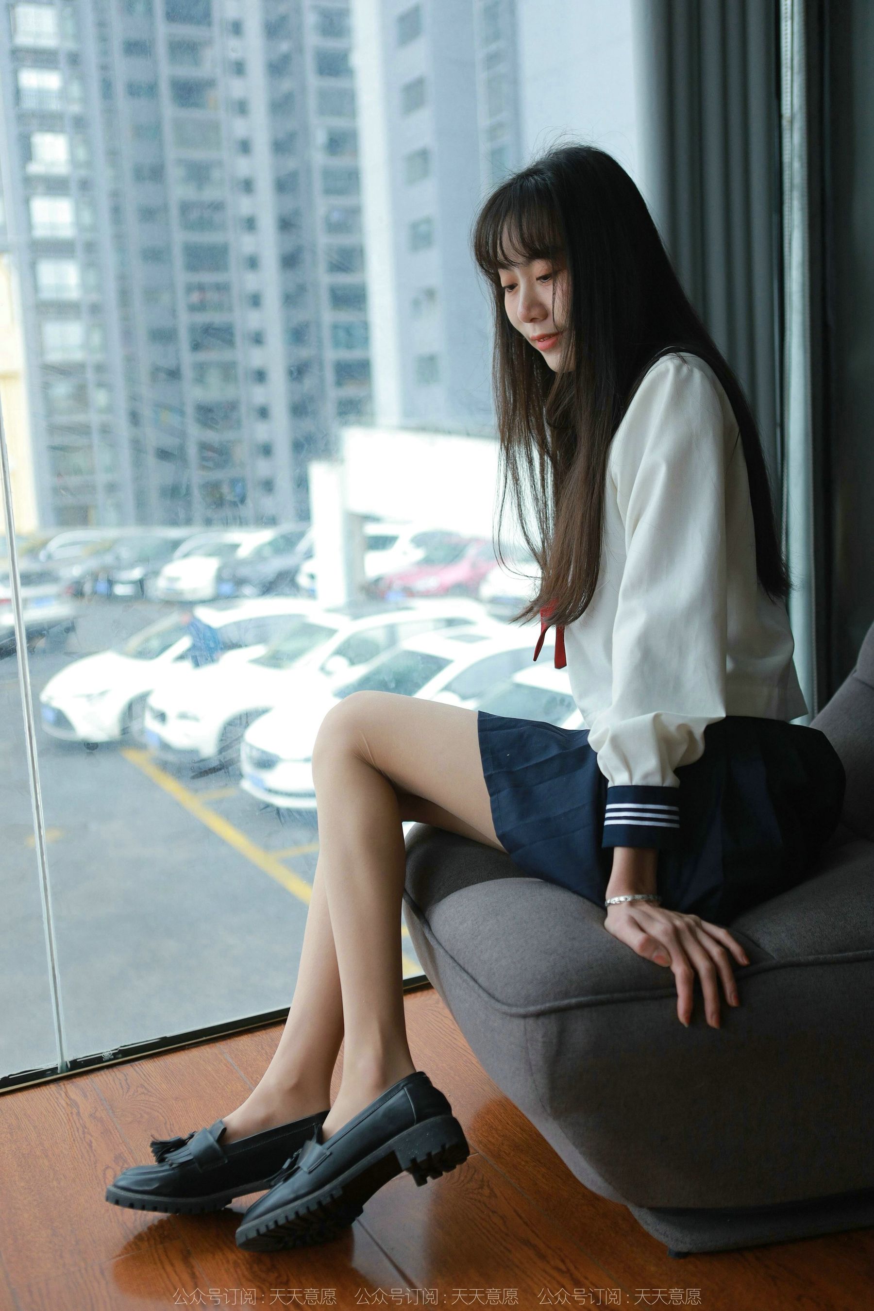 模特 团团 《可爱JK装》-图39