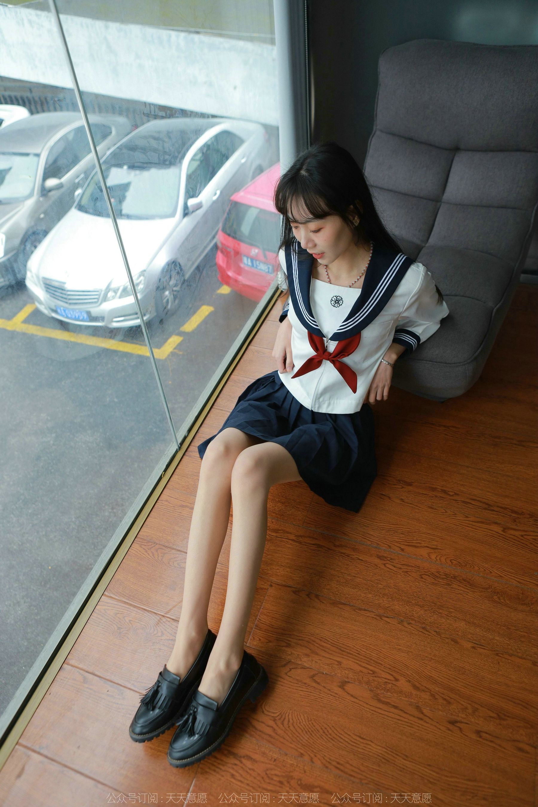 模特 团团 《可爱JK装》-图49