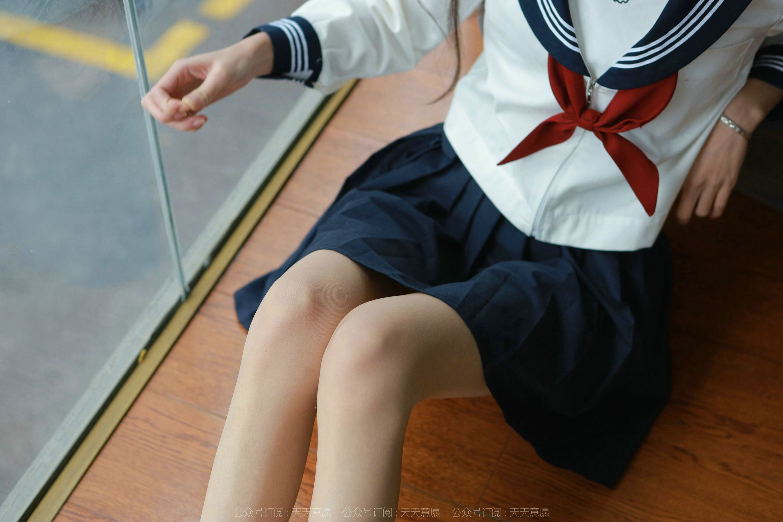 模特 团团 《可爱JK装》-图50