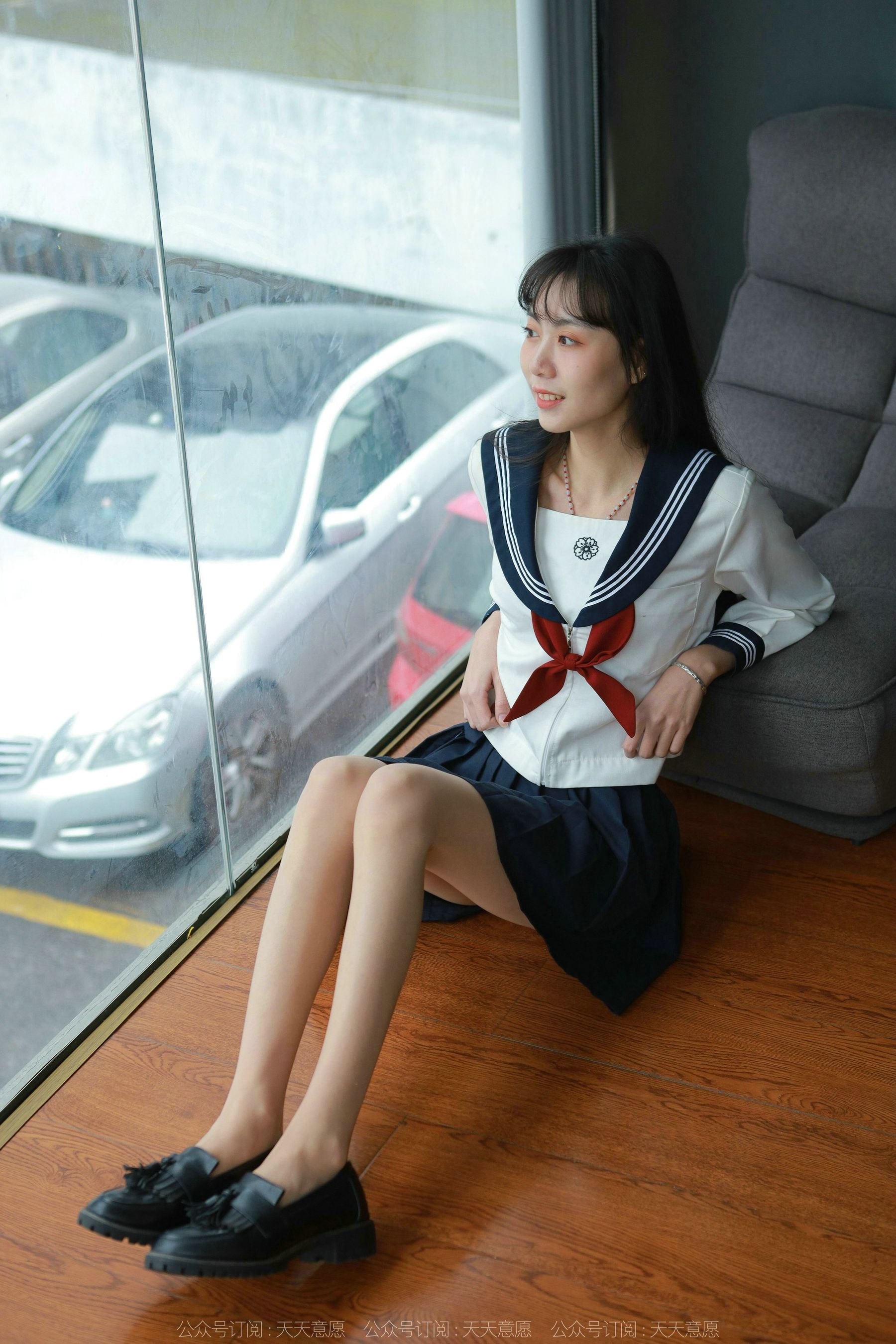 模特 团团 《可爱JK装》-图51