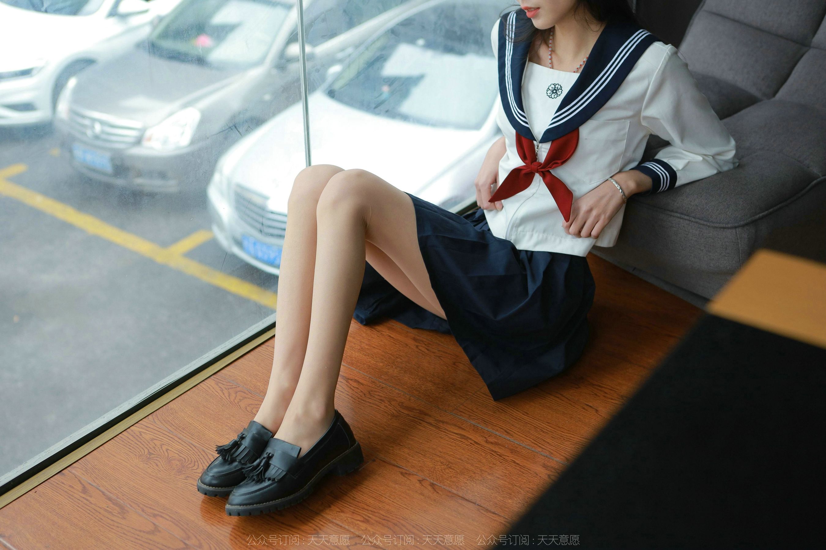 模特 团团 《可爱JK装》-图52