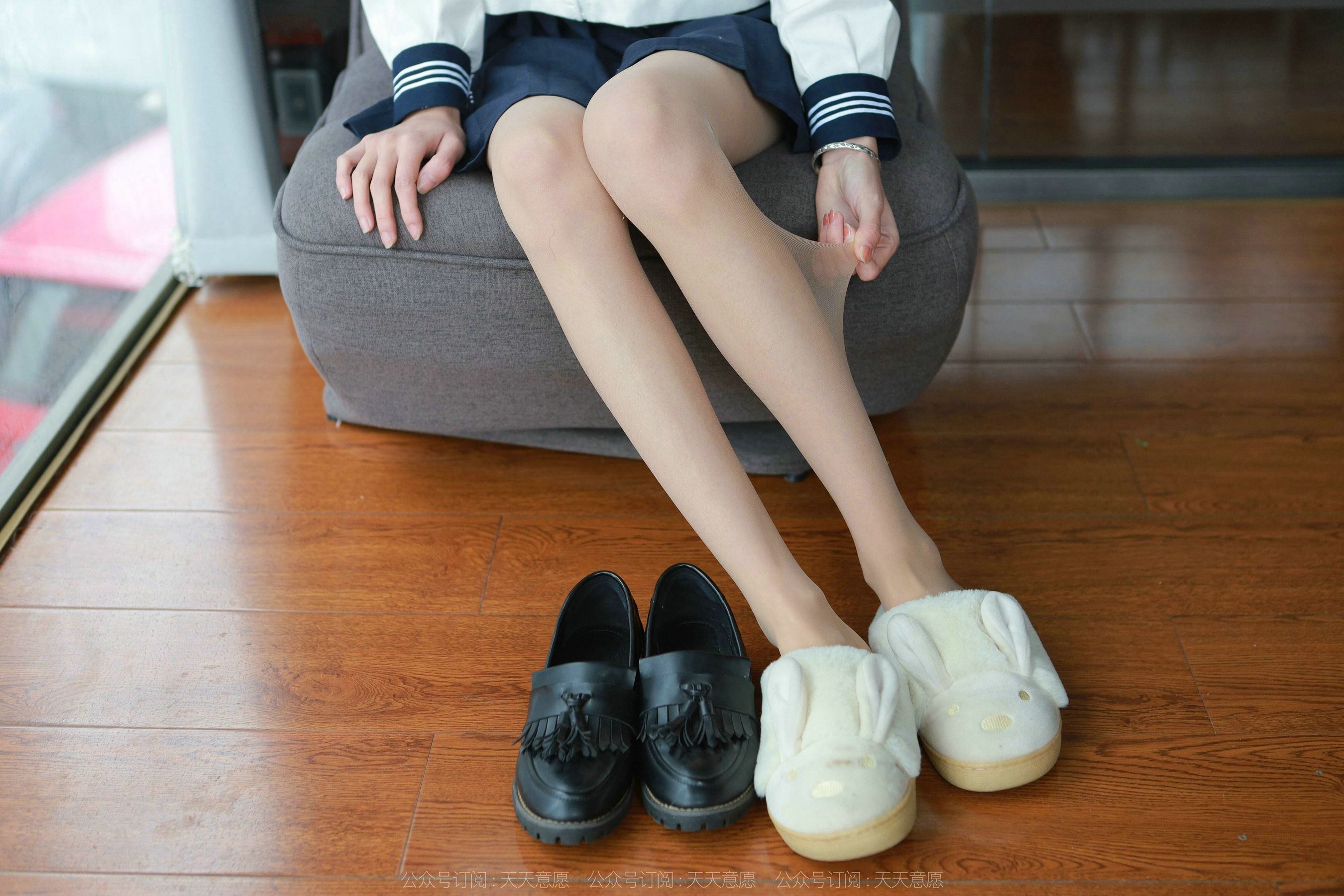 模特 团团 《可爱JK装》-图5