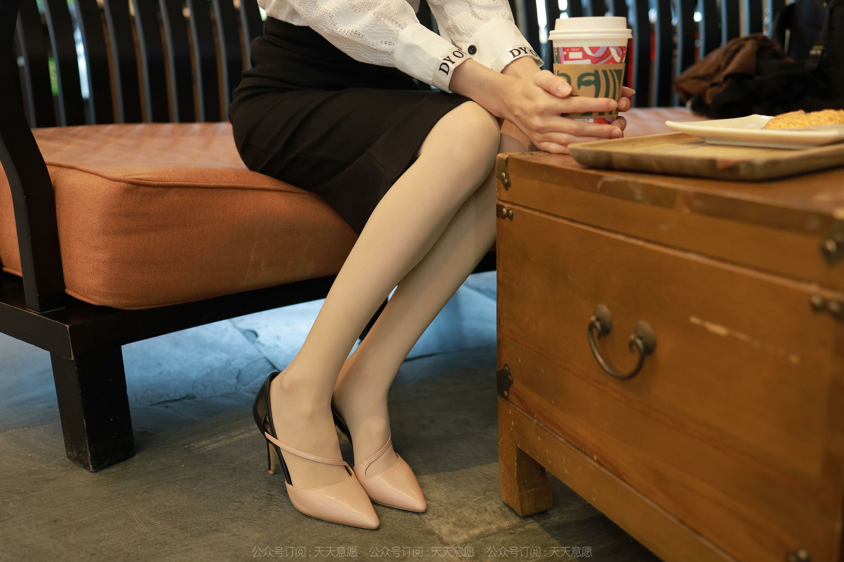 模特 团团 《气质一步裙》-图46