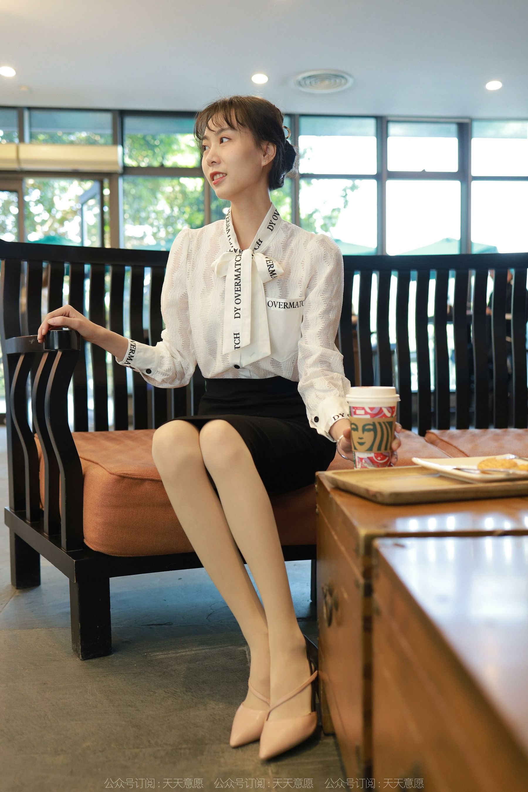 模特 团团 《气质一步裙》-图48