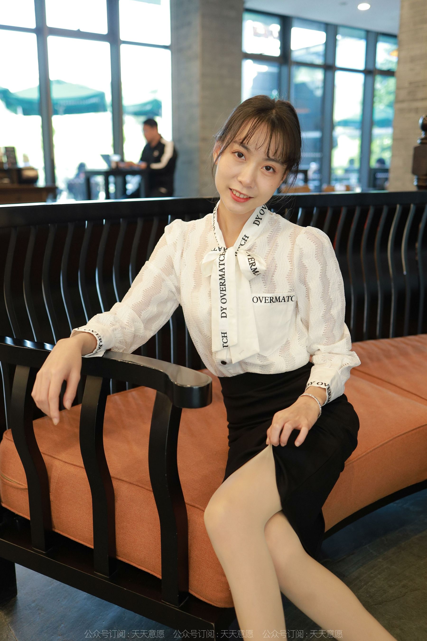 模特 团团 《气质一步裙》-图55