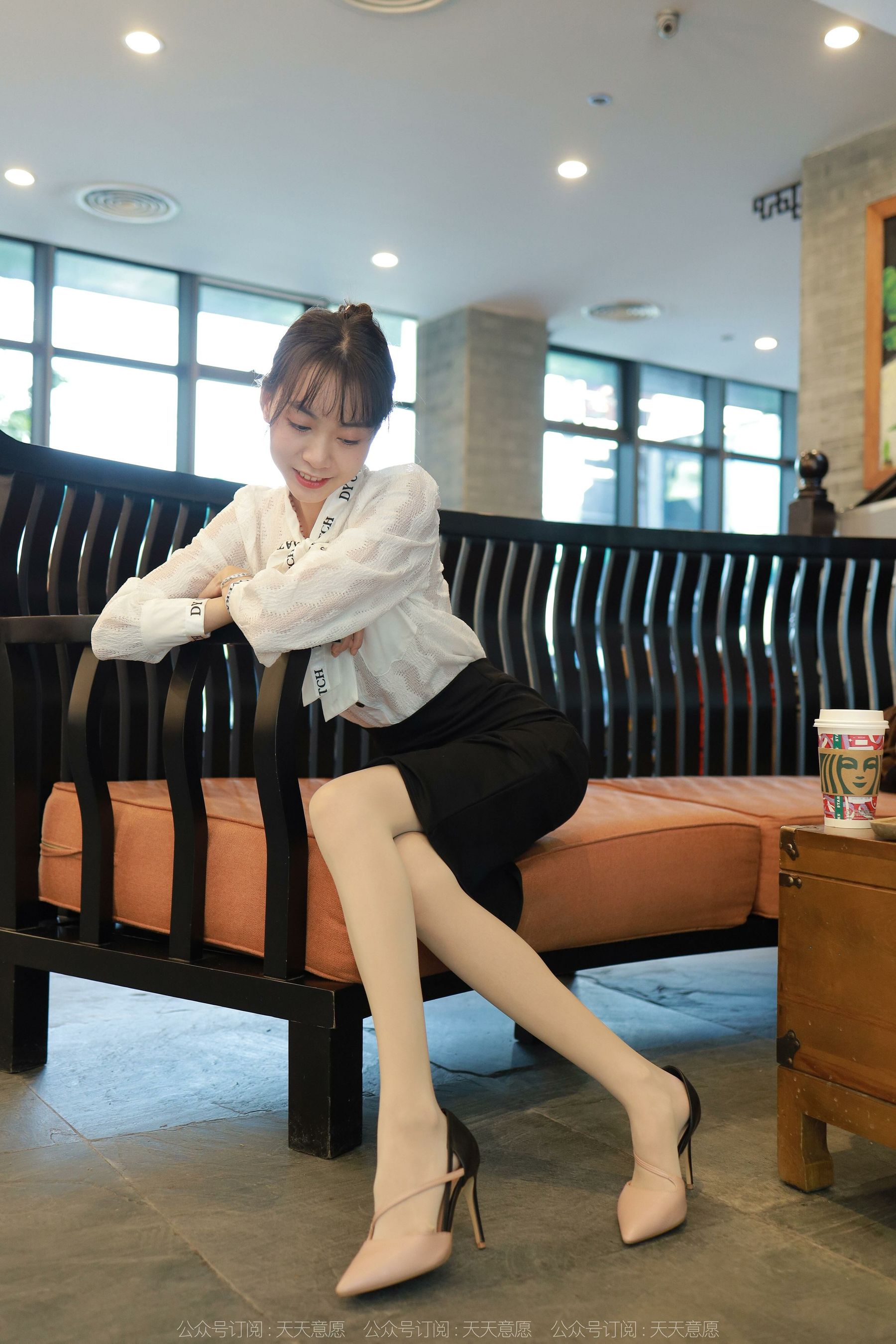 模特 团团 《气质一步裙》-图56