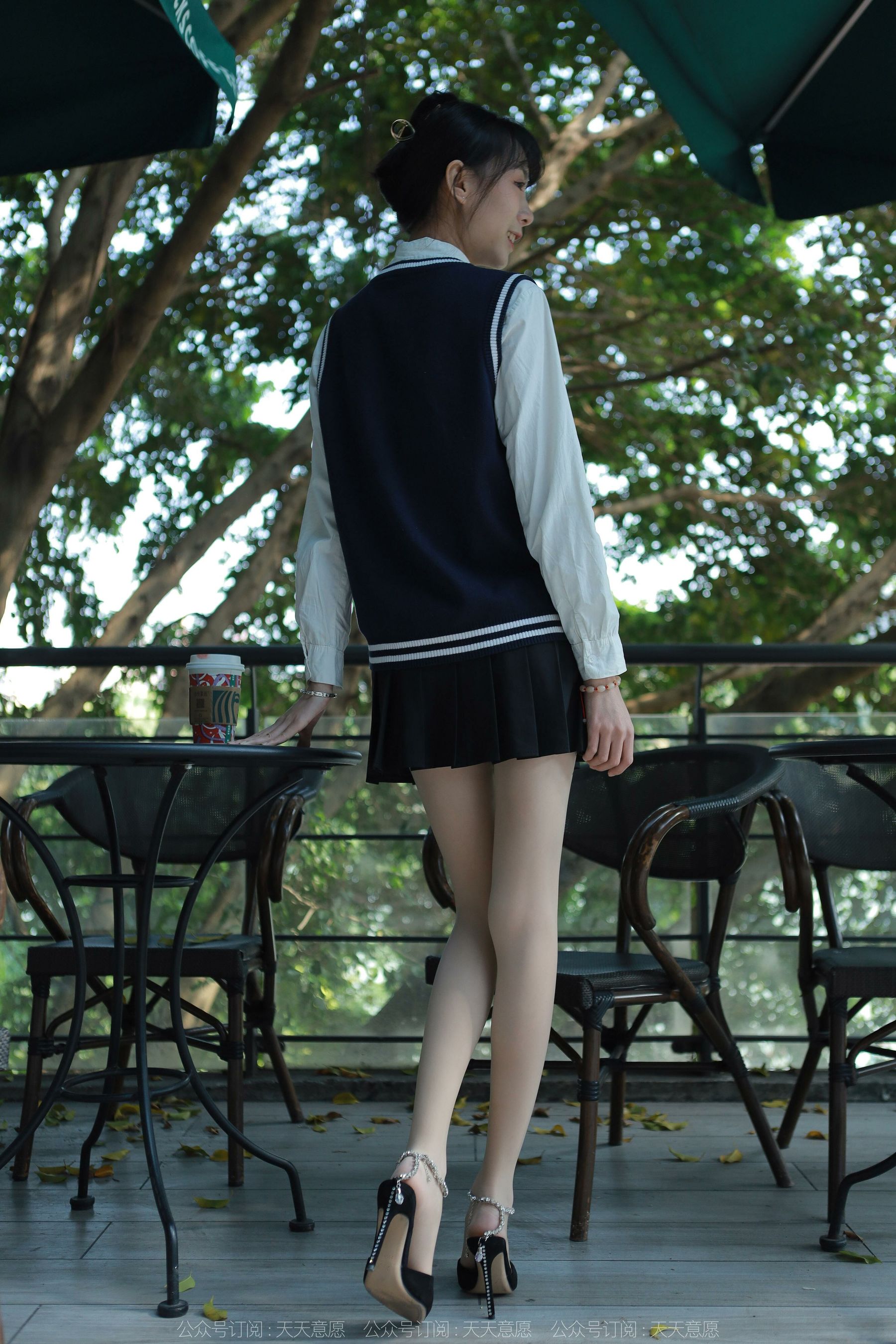 模特 团团 《纯玉学苑装》-图29