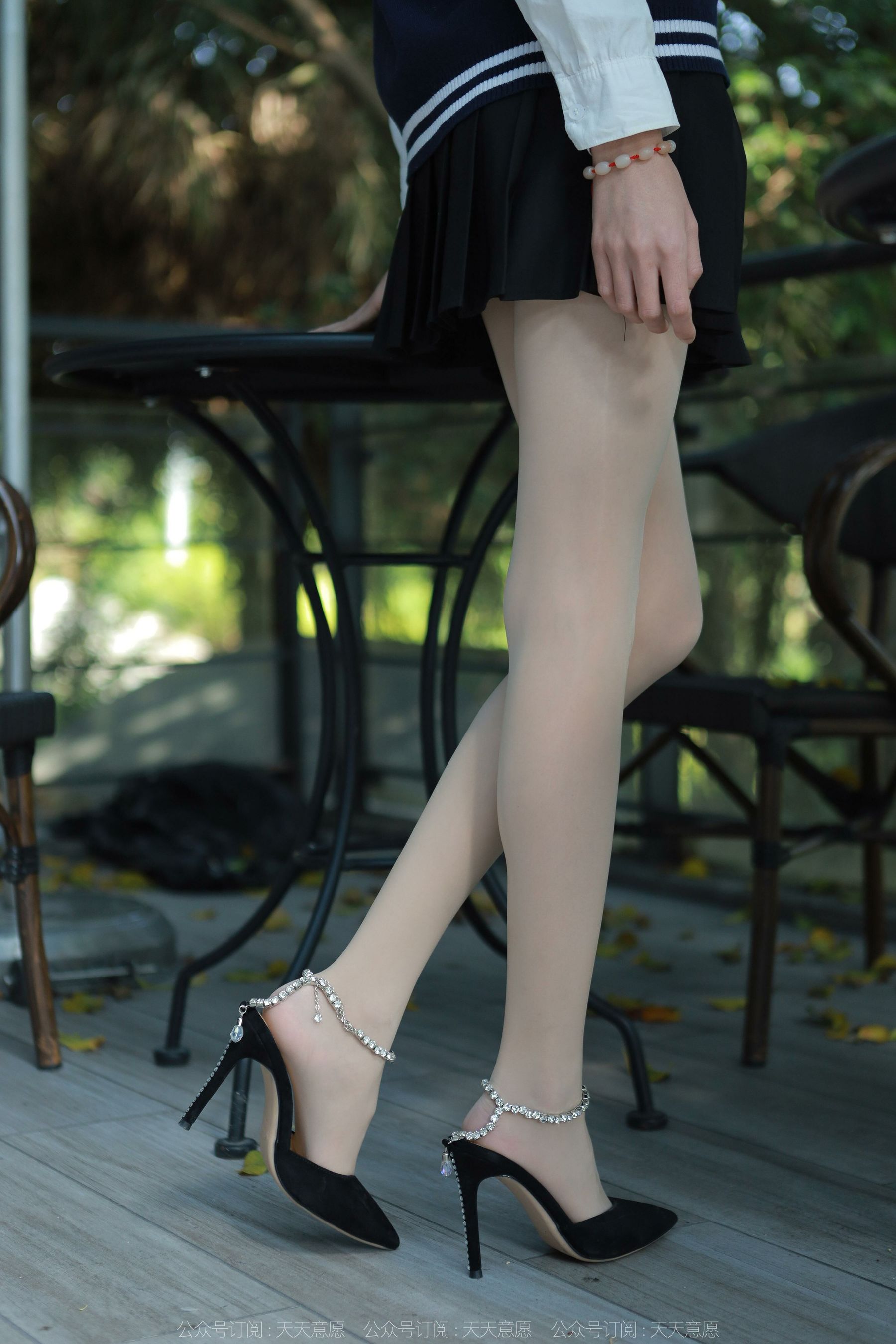 模特 团团 《纯玉学苑装》-图30