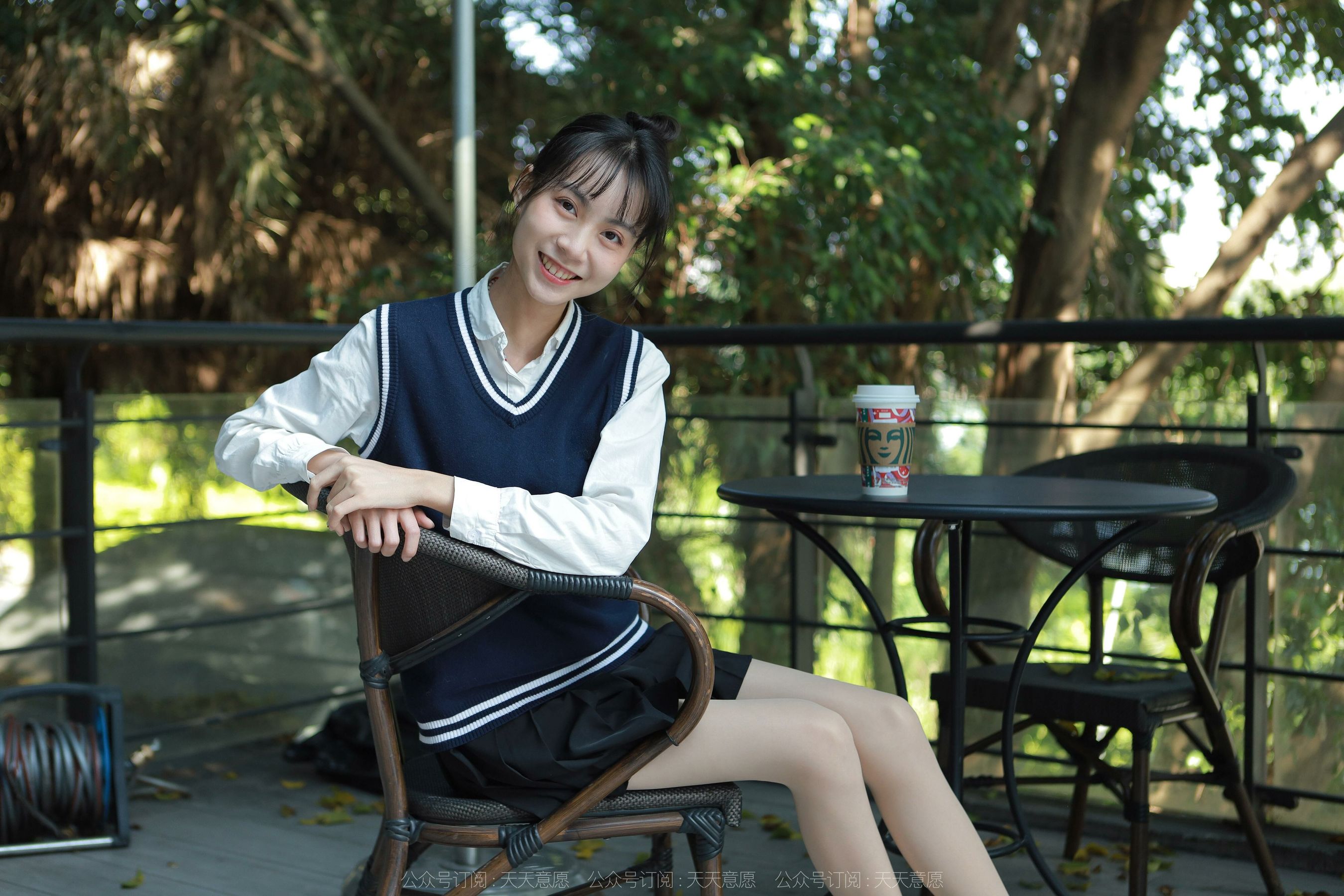 模特 团团 《纯玉学苑装》-图39