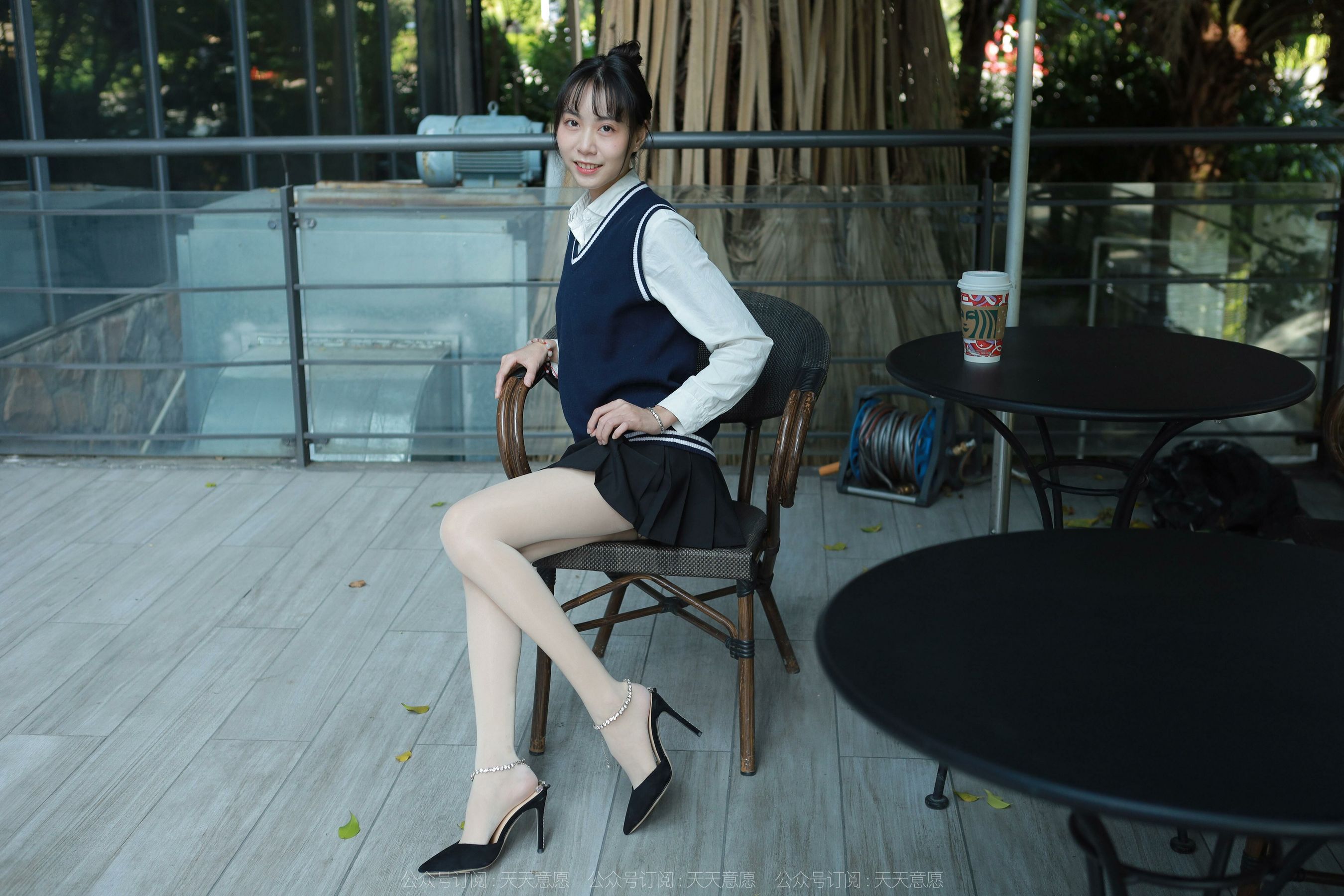 模特 团团 《纯玉学苑装》-图50