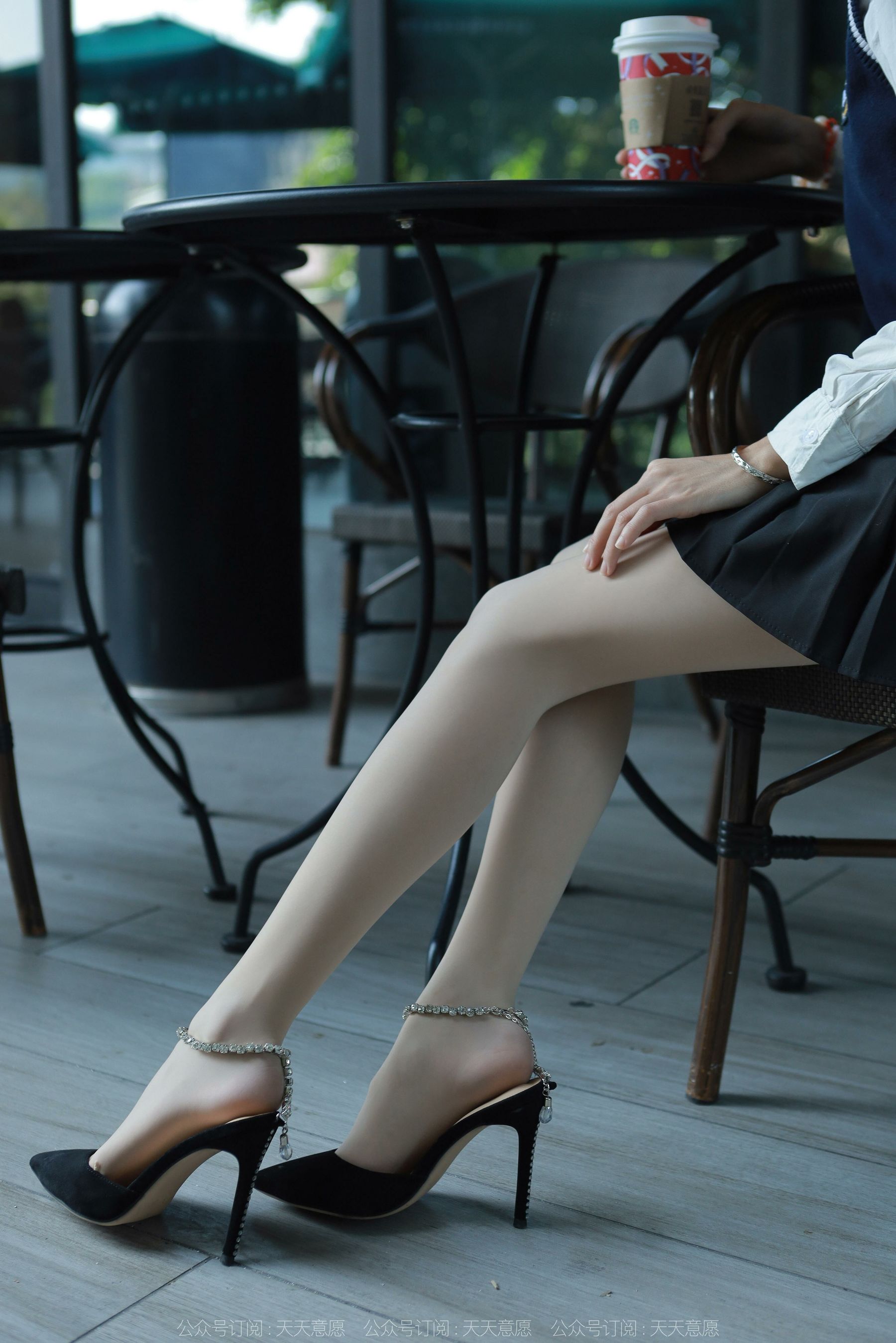 模特 团团 《纯玉学苑装》-图71