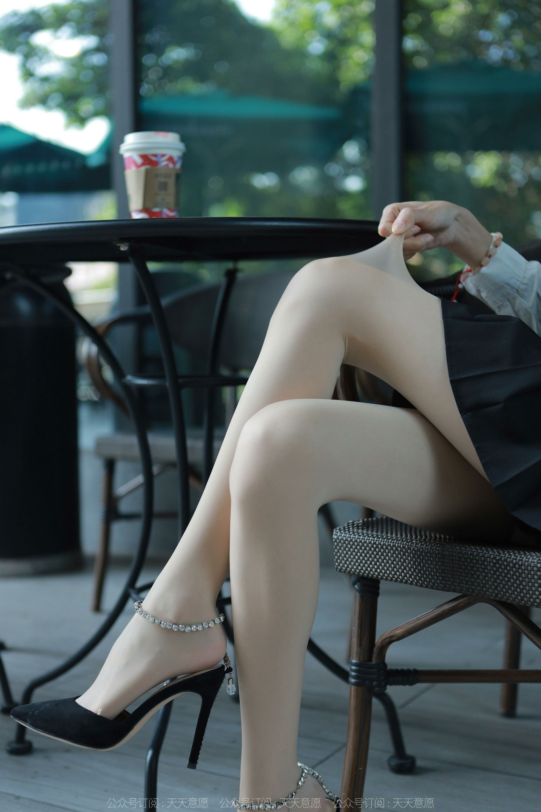 模特 团团 《纯玉学苑装》-图86