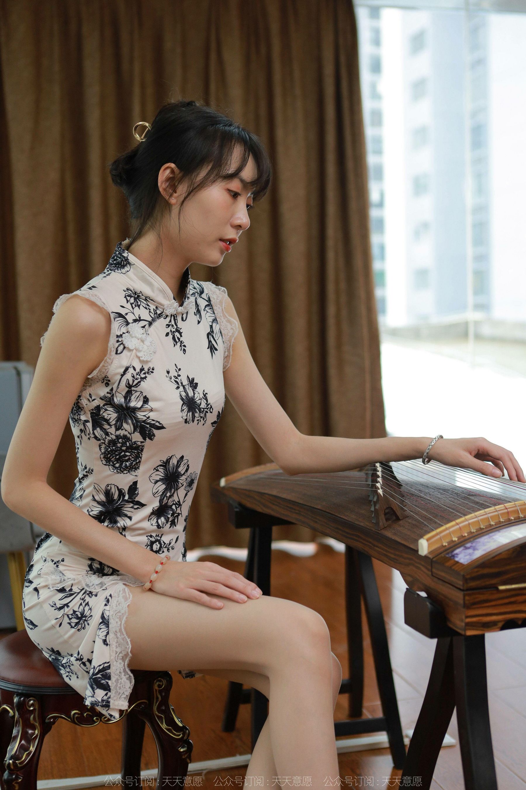 模特 团团 《长腿琴艺美女》-图43