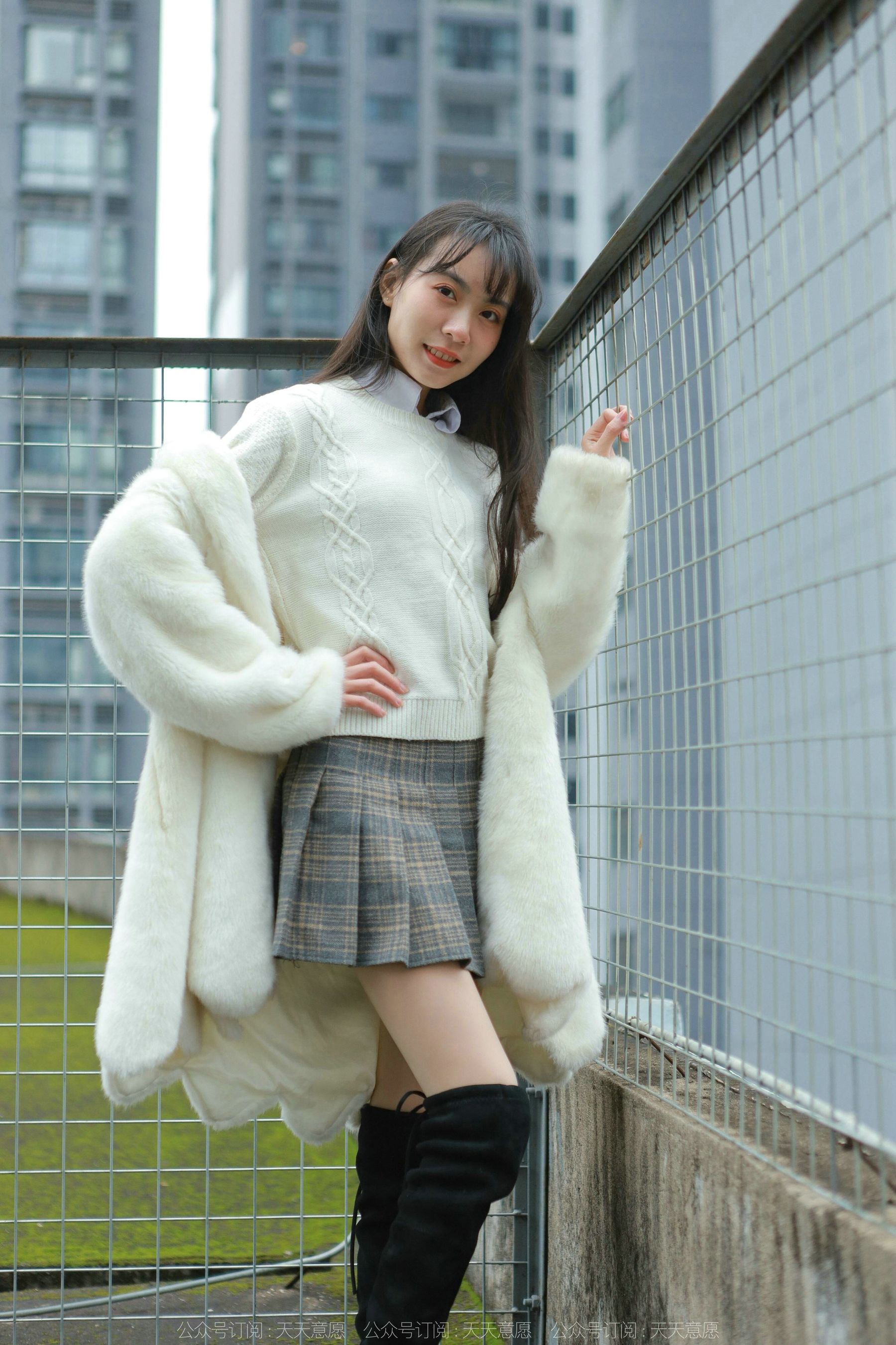 模特 团团 《长靴肉丝》-图12