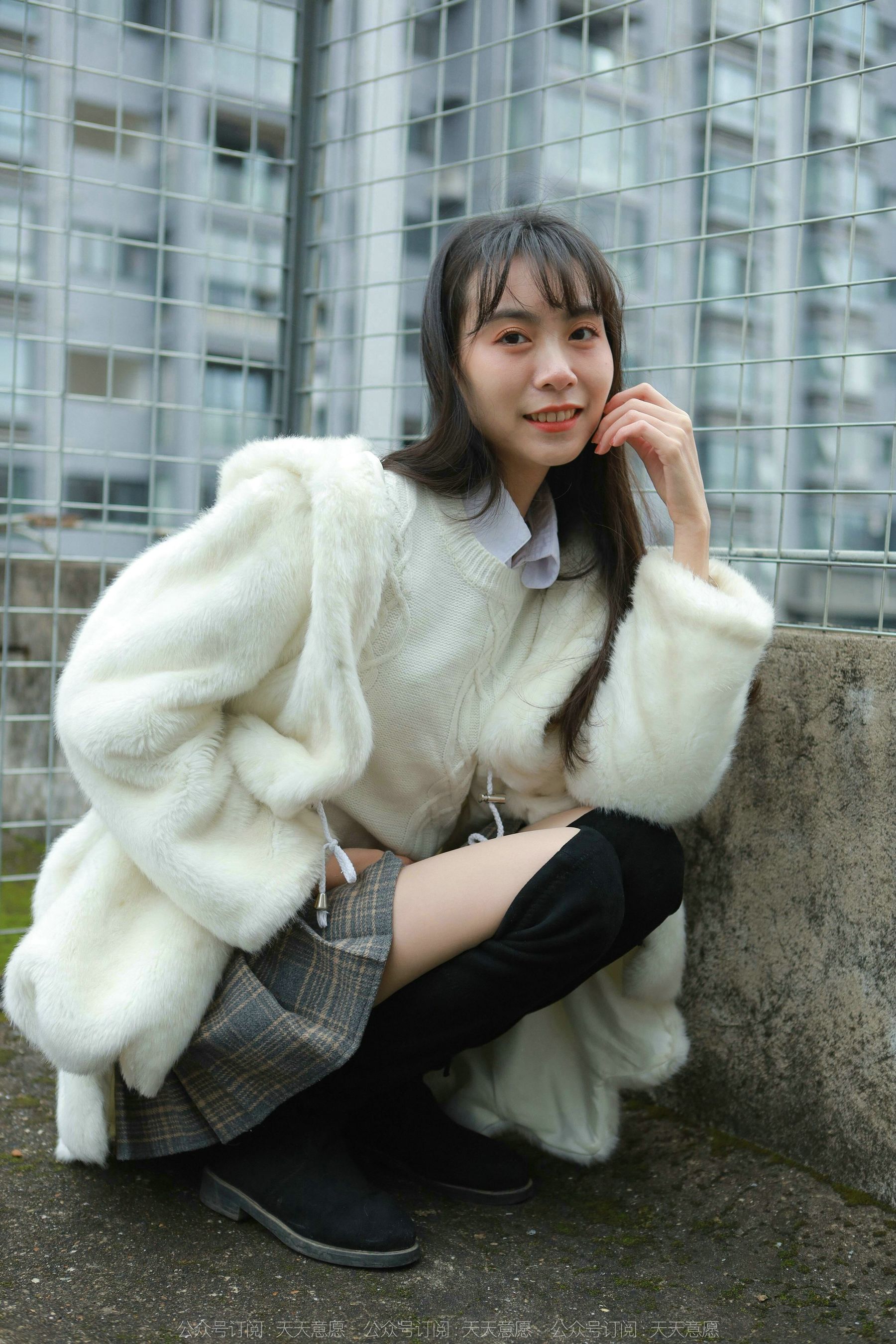 模特 团团 《长靴肉丝》-图13