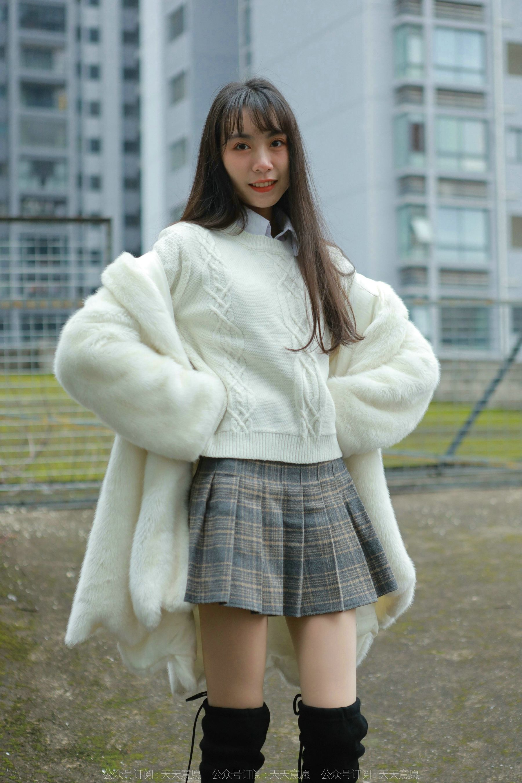 模特 团团 《长靴肉丝》-图18