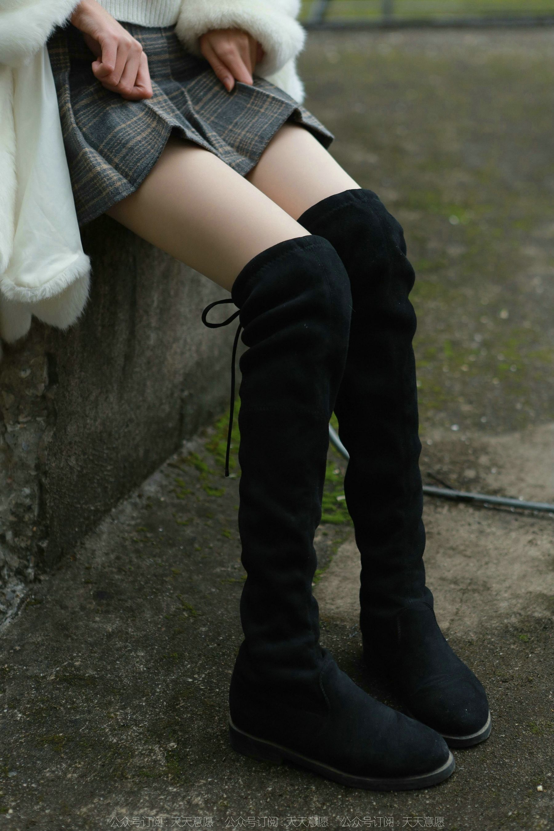 模特 团团 《长靴肉丝》-图24