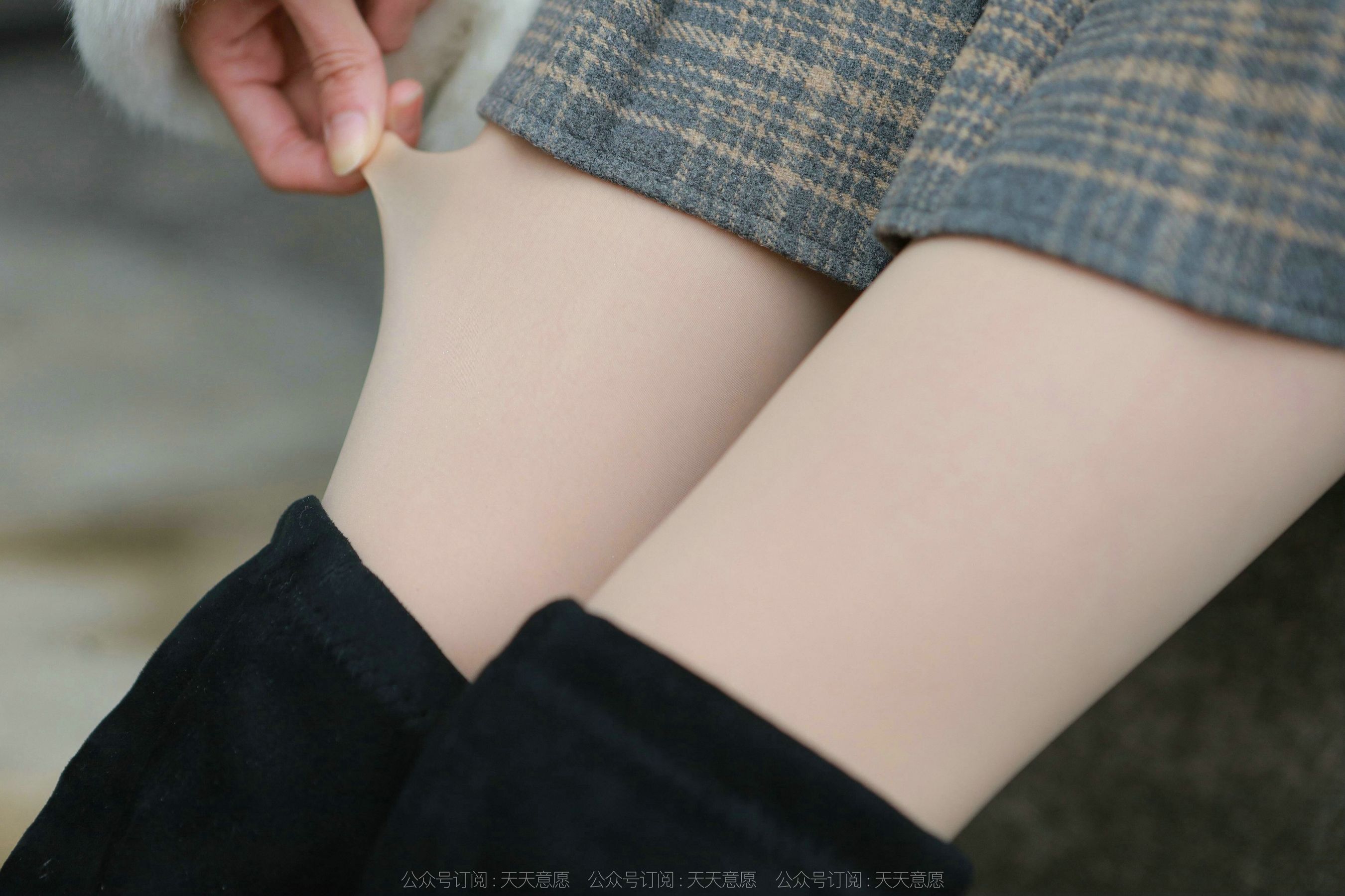 模特 团团 《长靴肉丝》-图27