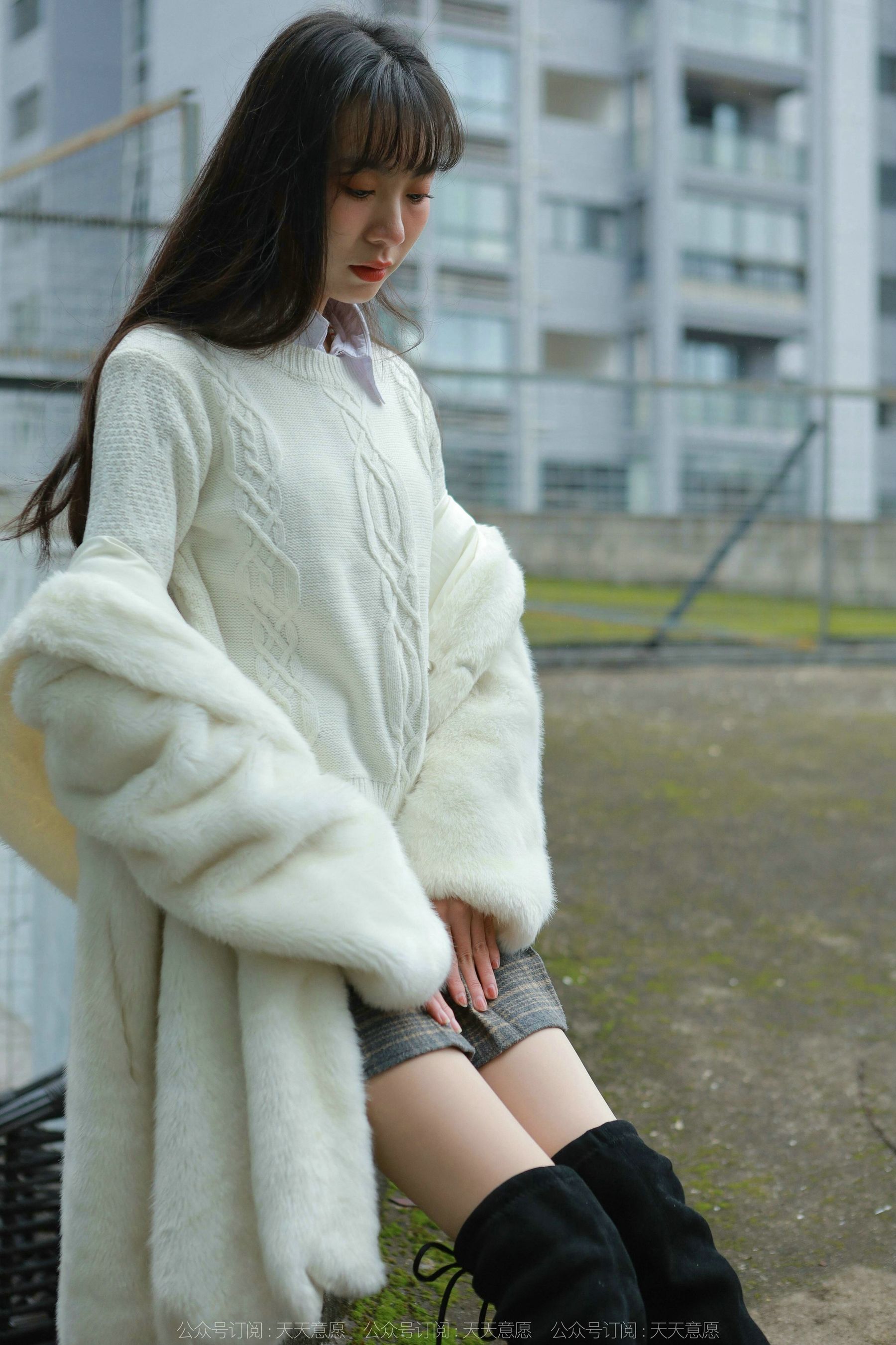 模特 团团 《长靴肉丝》-图28