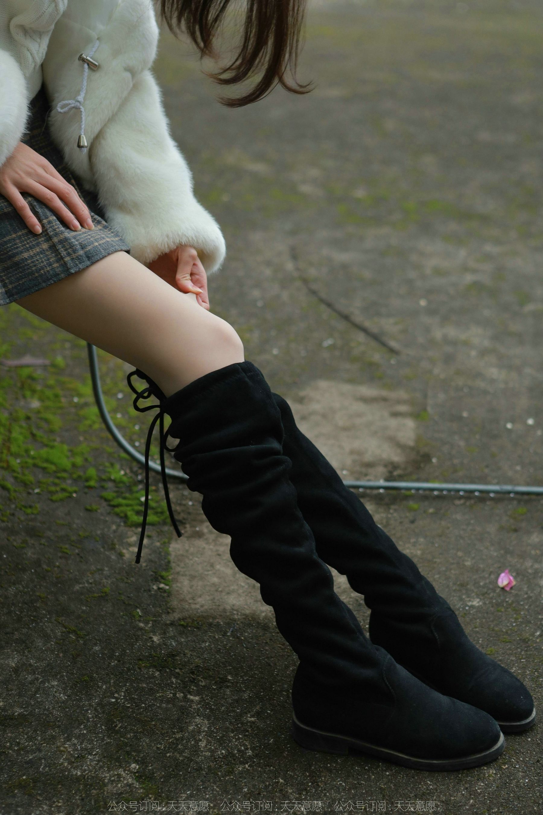 模特 团团 《长靴肉丝》-图30