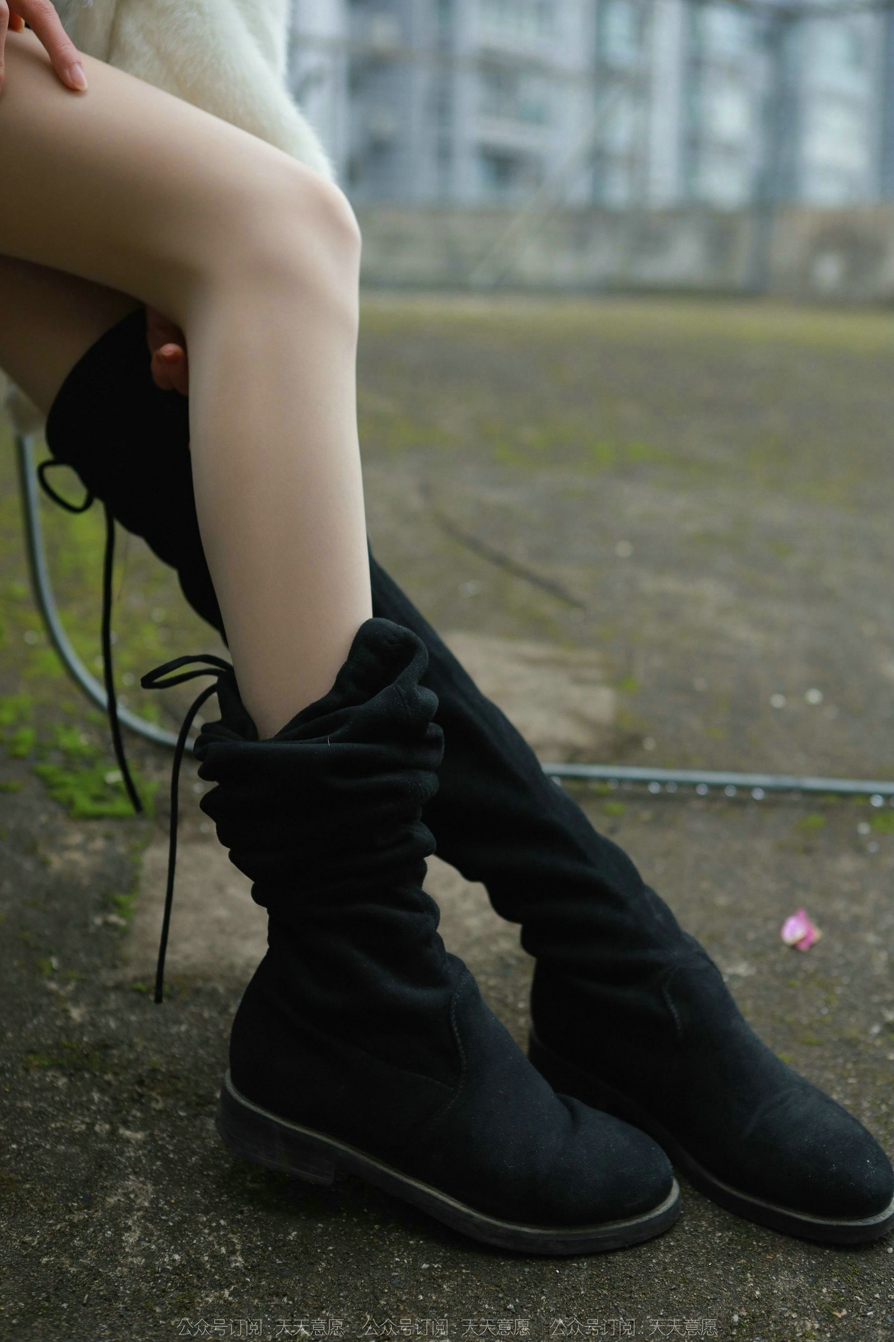 模特 团团 《长靴肉丝》-图31