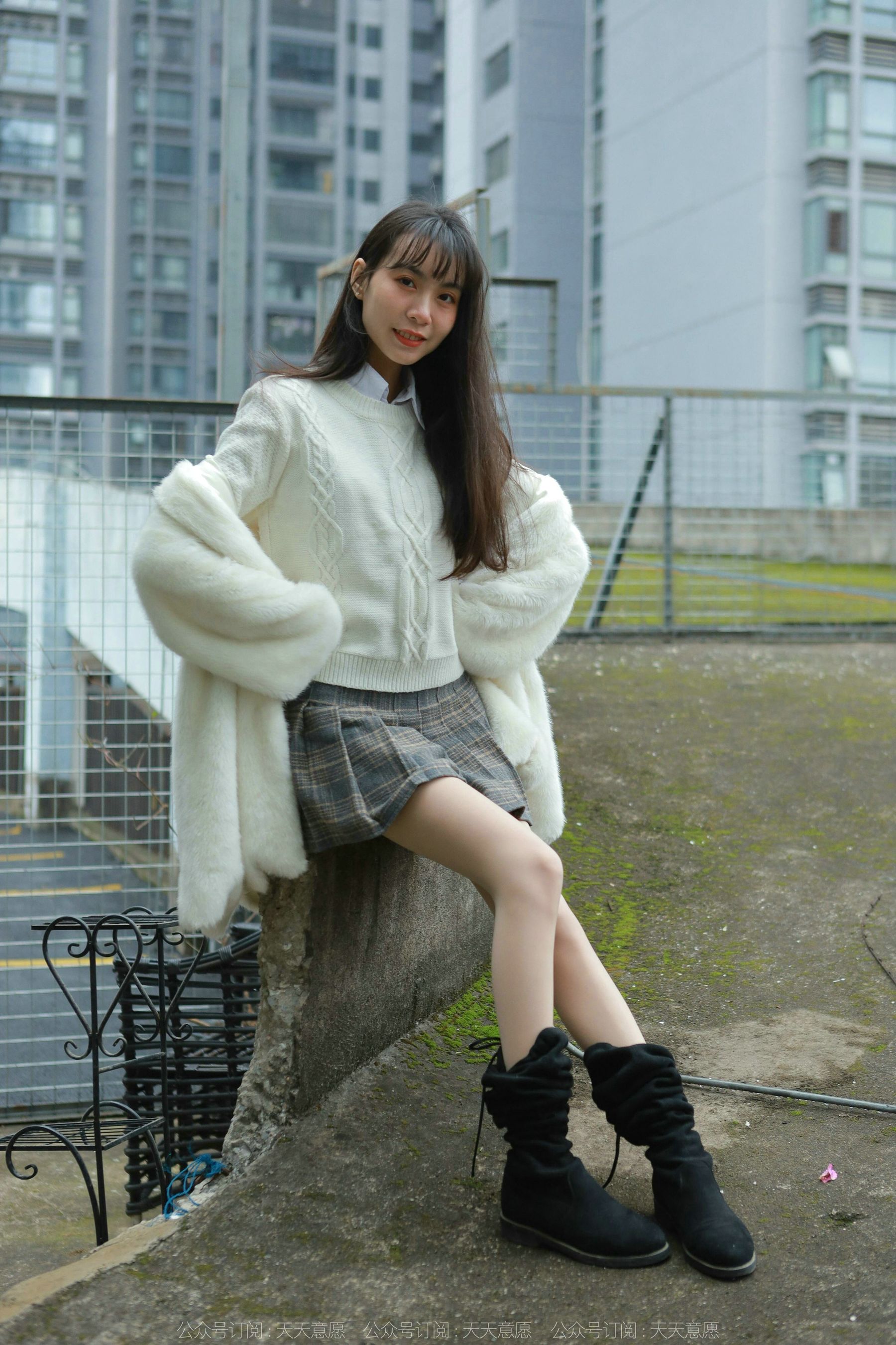 模特 团团 《长靴肉丝》-图35