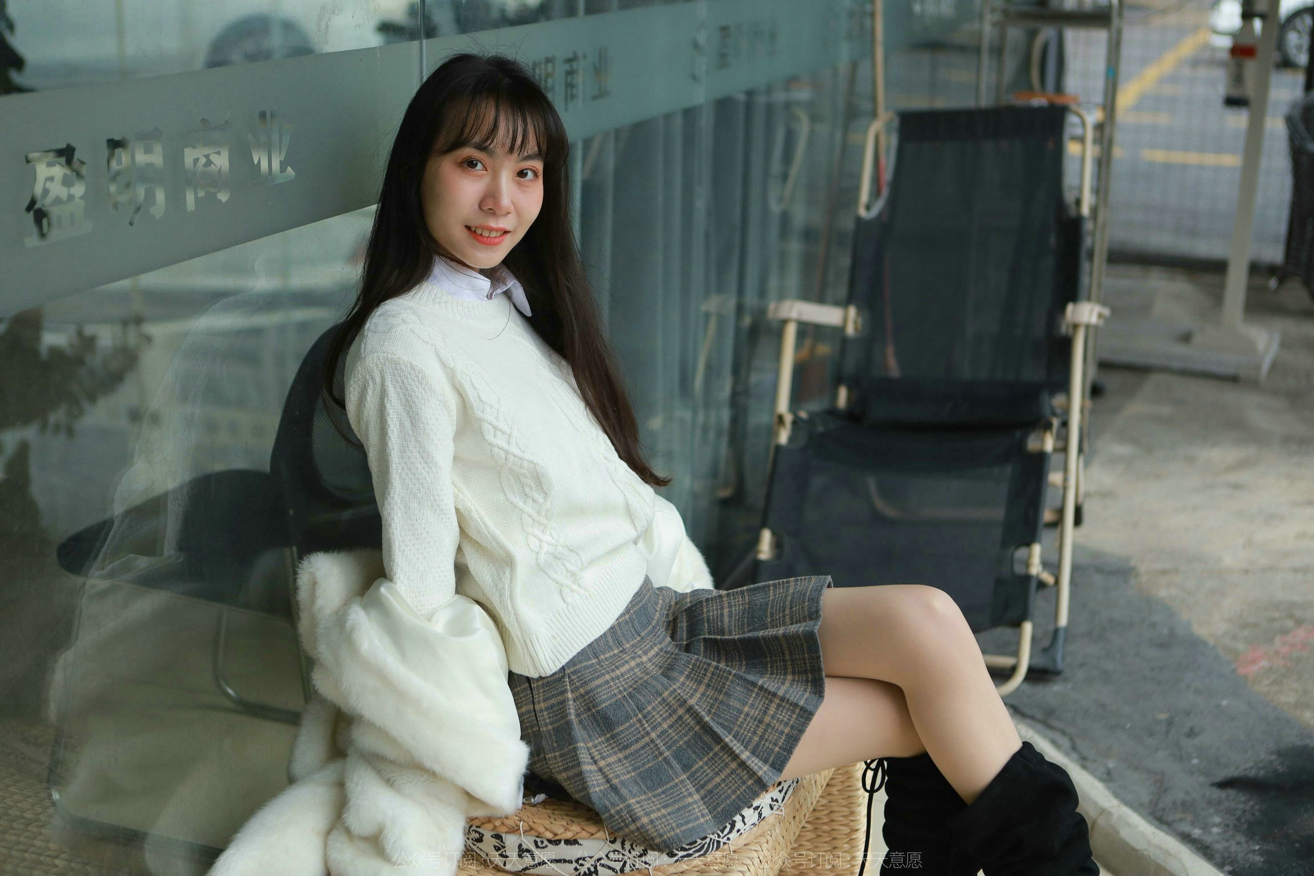 模特 团团 《长靴肉丝》-图43