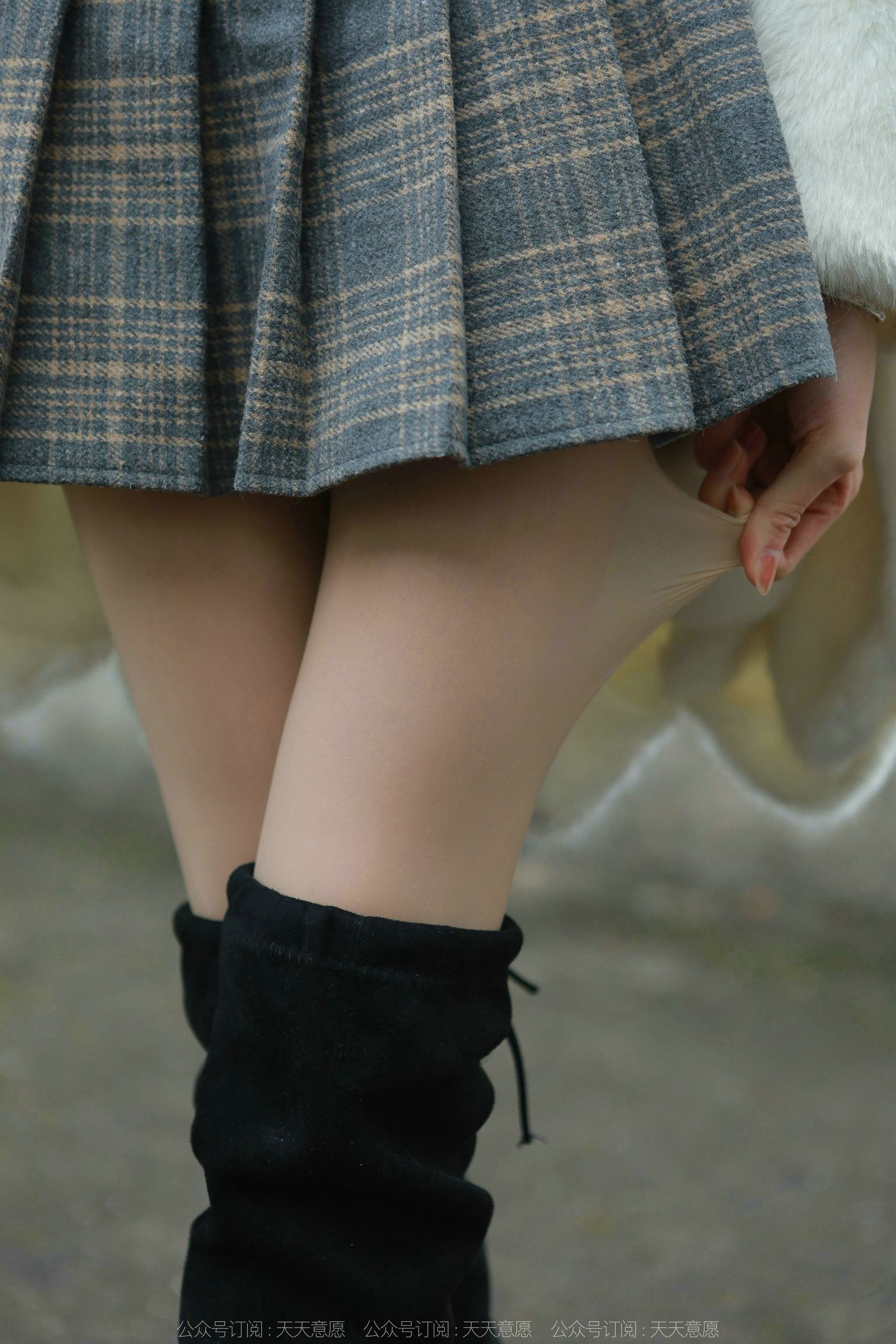 模特 团团 《长靴肉丝》-图4