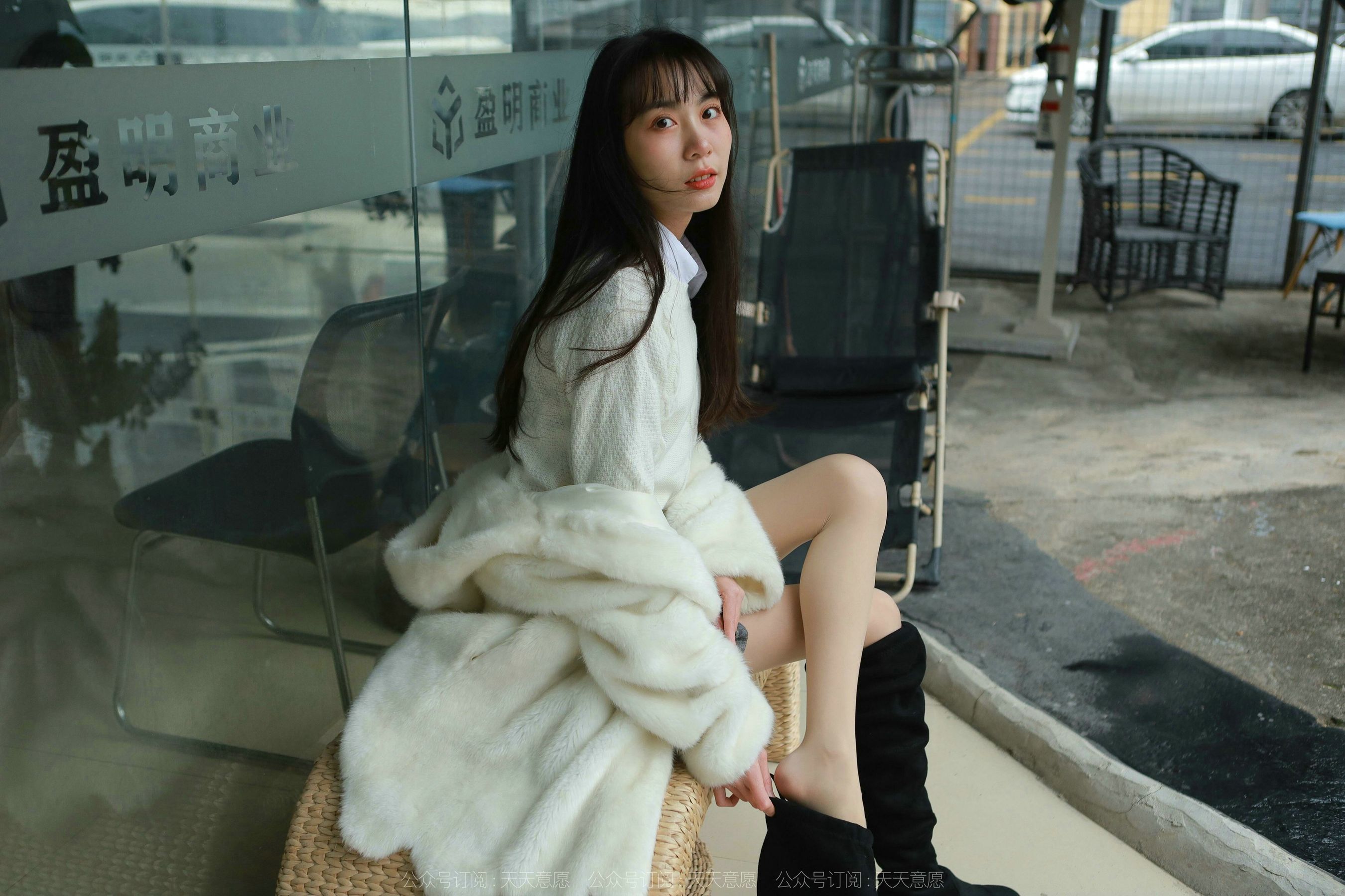 模特 团团 《长靴肉丝》-图49