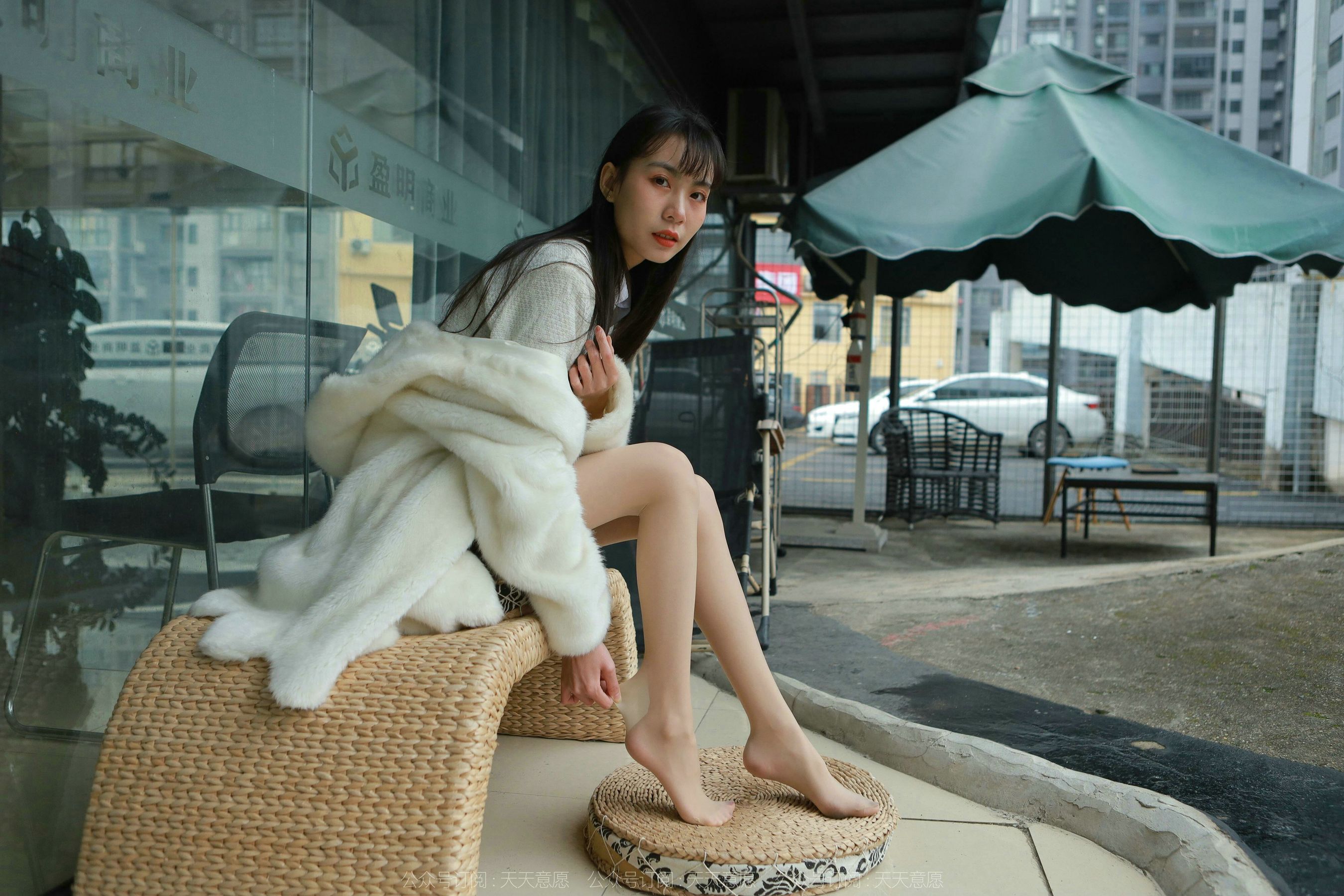 模特 团团 《长靴肉丝》-图64