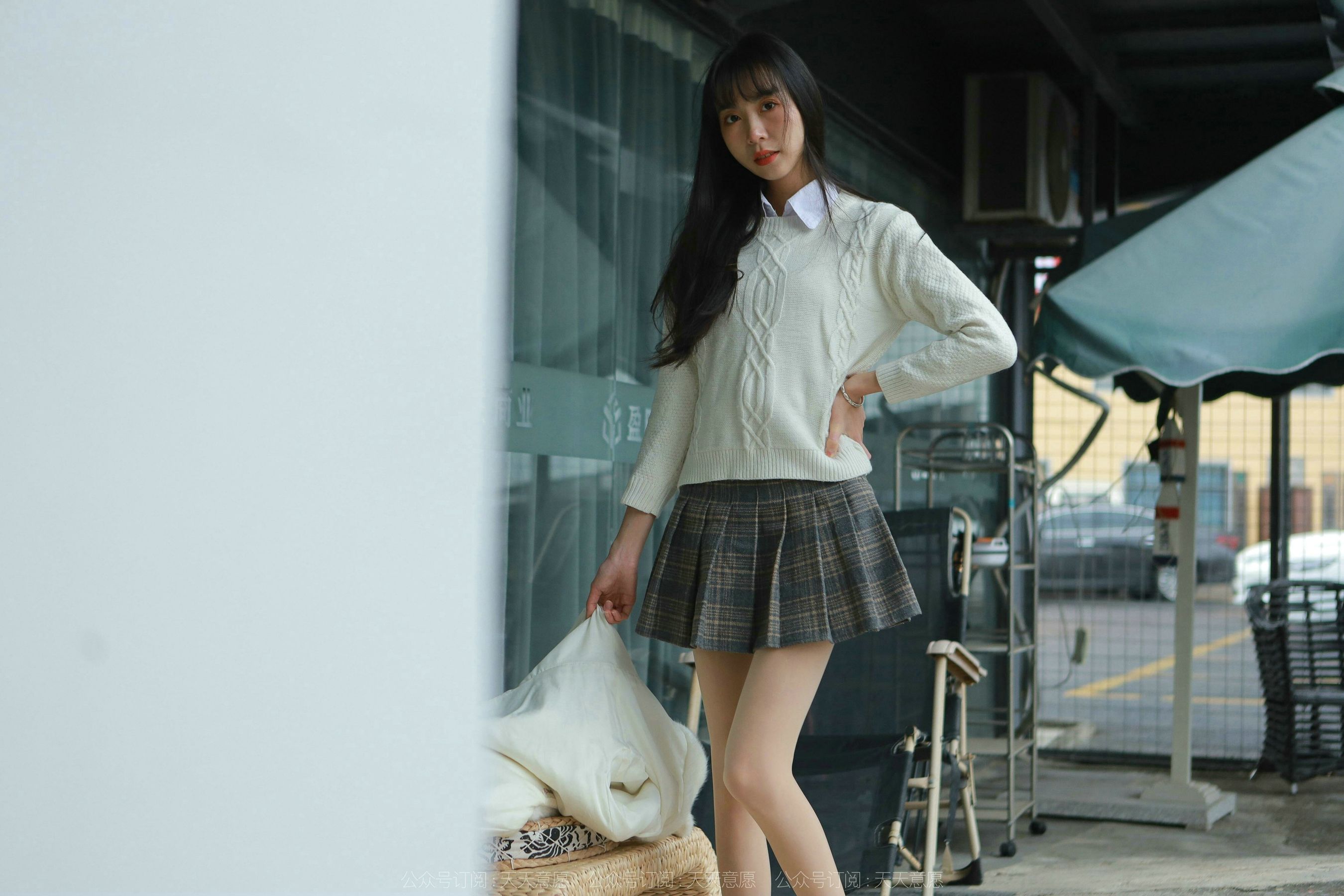 模特 团团 《长靴肉丝》-图82