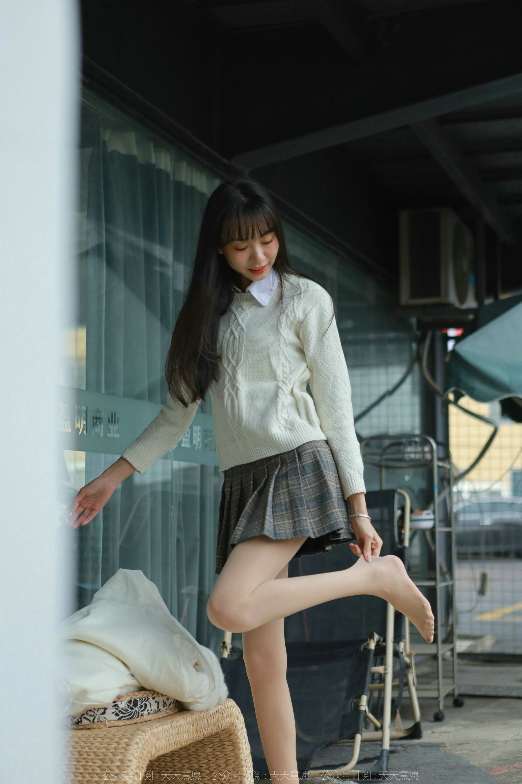 模特 团团 《长靴肉丝》-图84