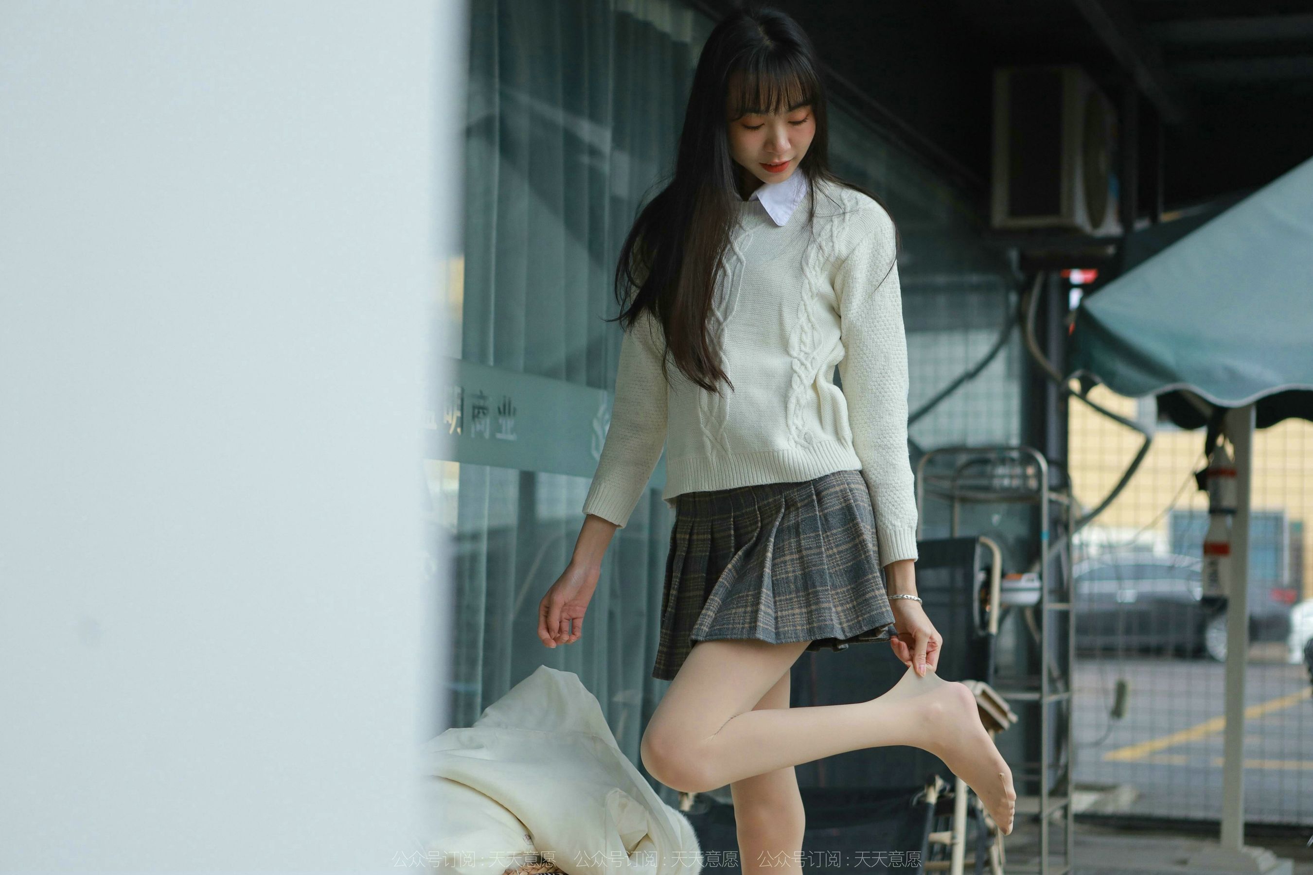 模特 团团 《长靴肉丝》-图85