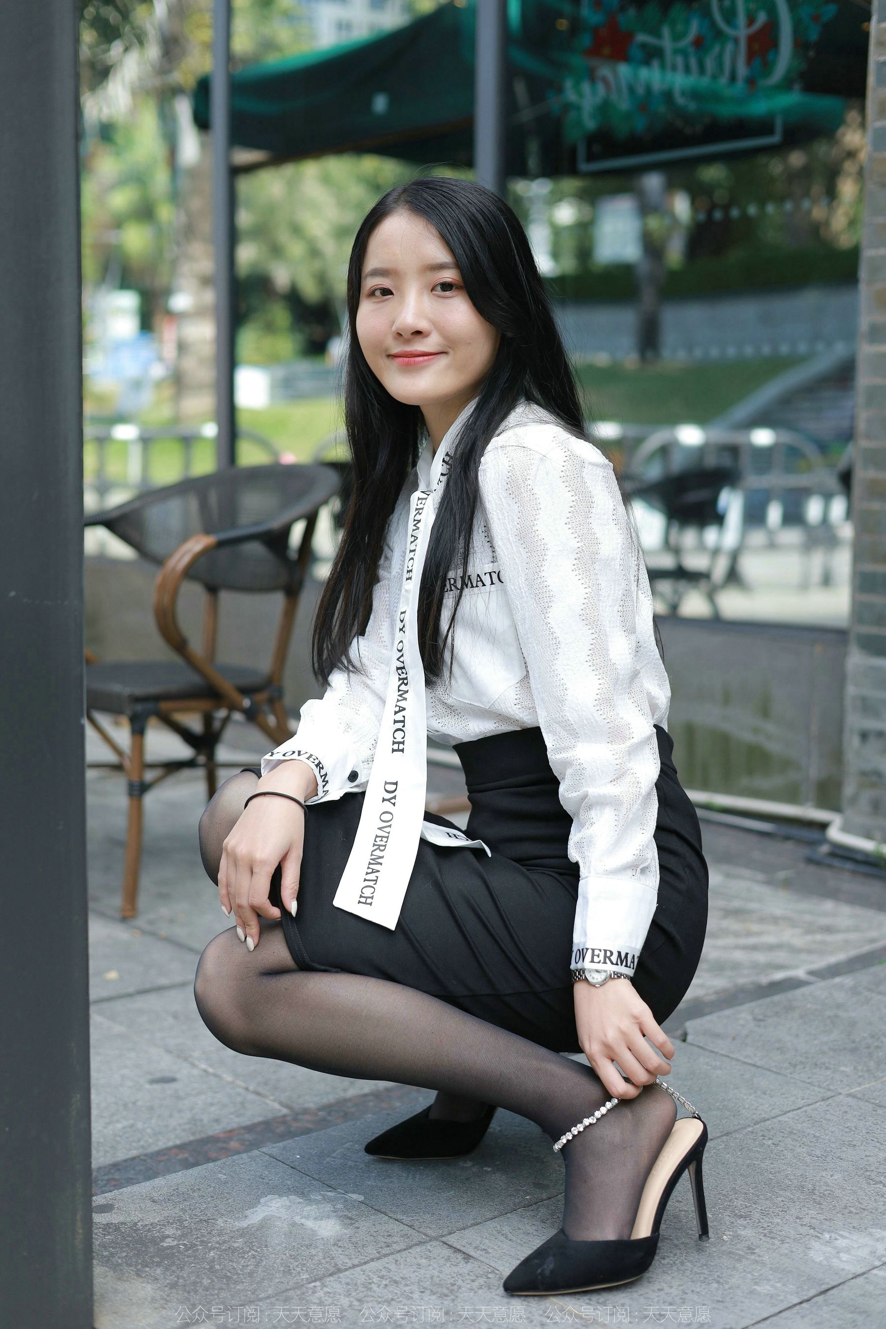 模特 婉萍 《性感OL窄裙》-图27