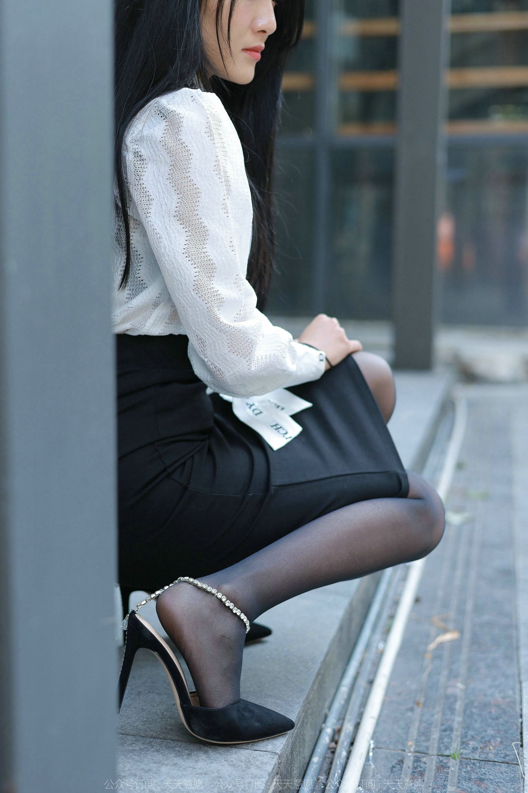 模特 婉萍 《性感OL窄裙》-图69