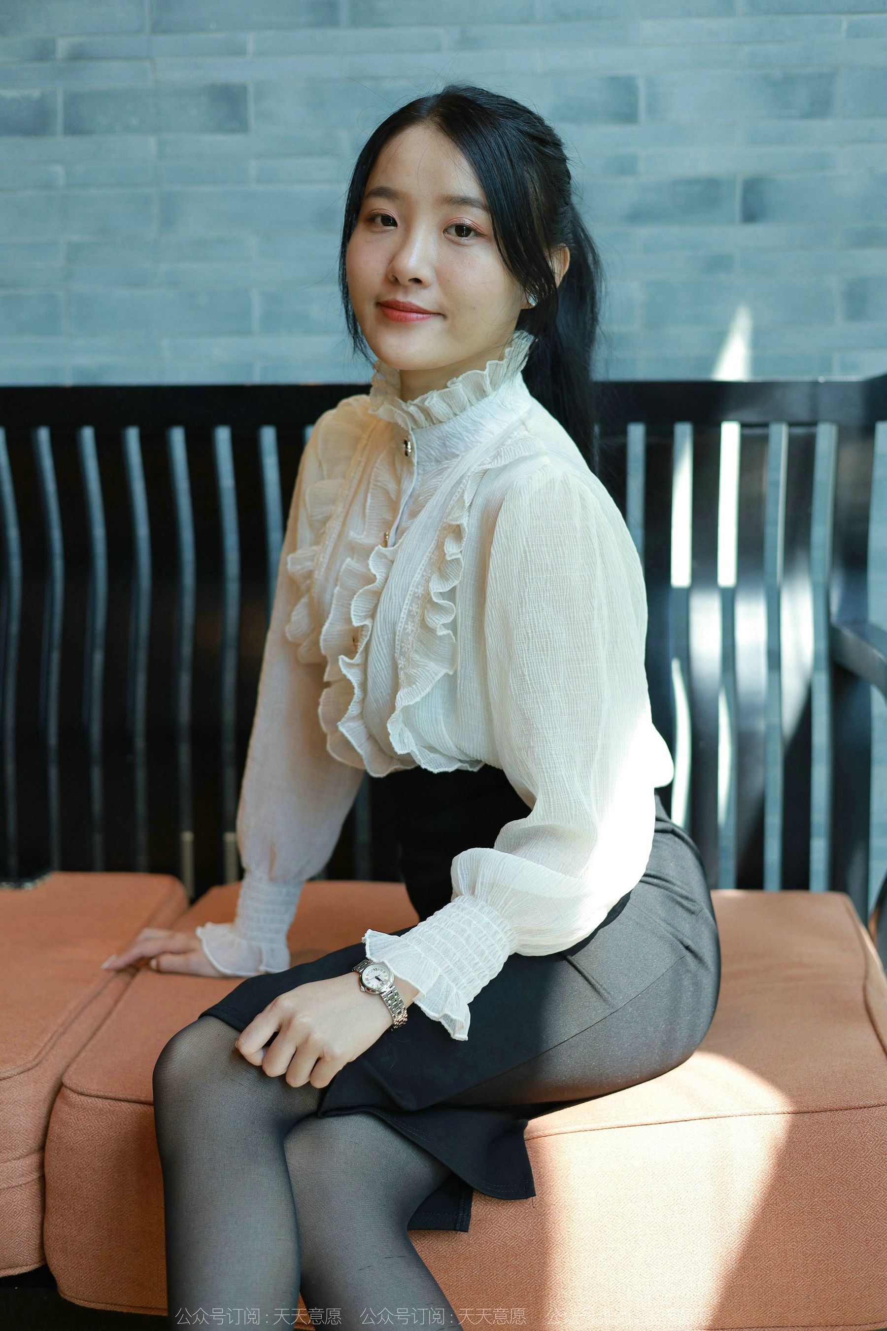 模特 婉萍 《黑丝咖啡》-图20