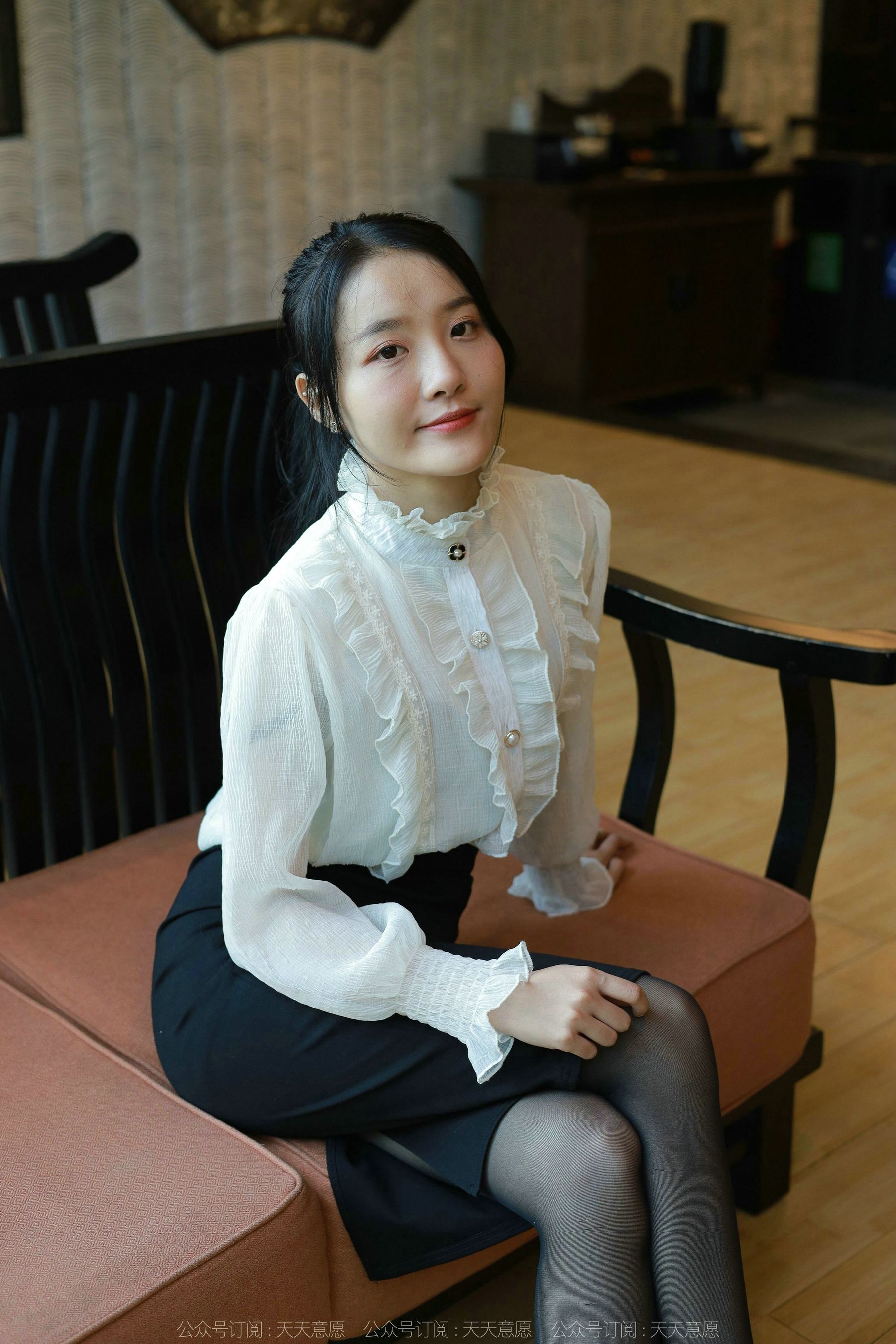 模特 婉萍 《黑丝咖啡》-图53