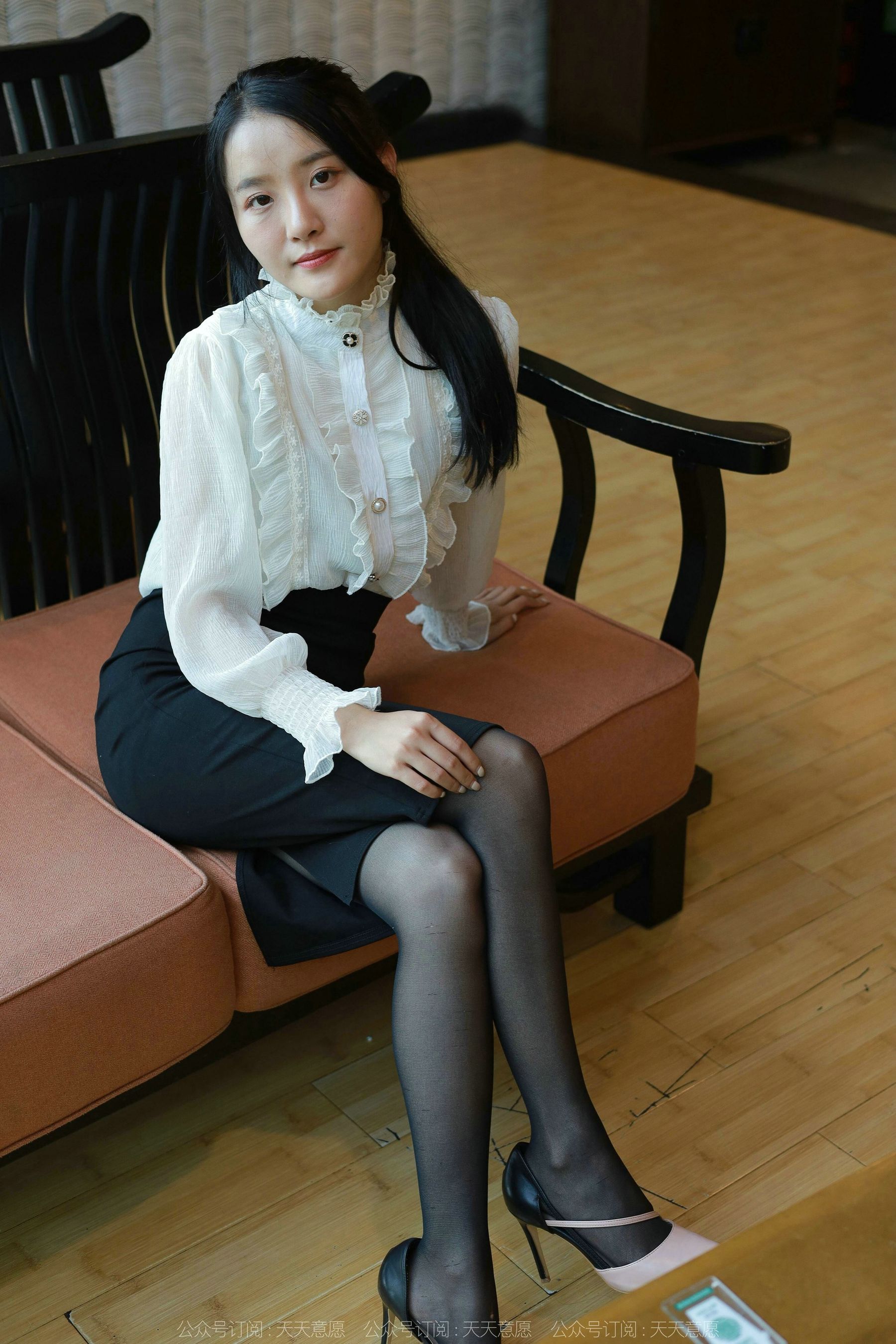 模特 婉萍 《黑丝咖啡》-图54