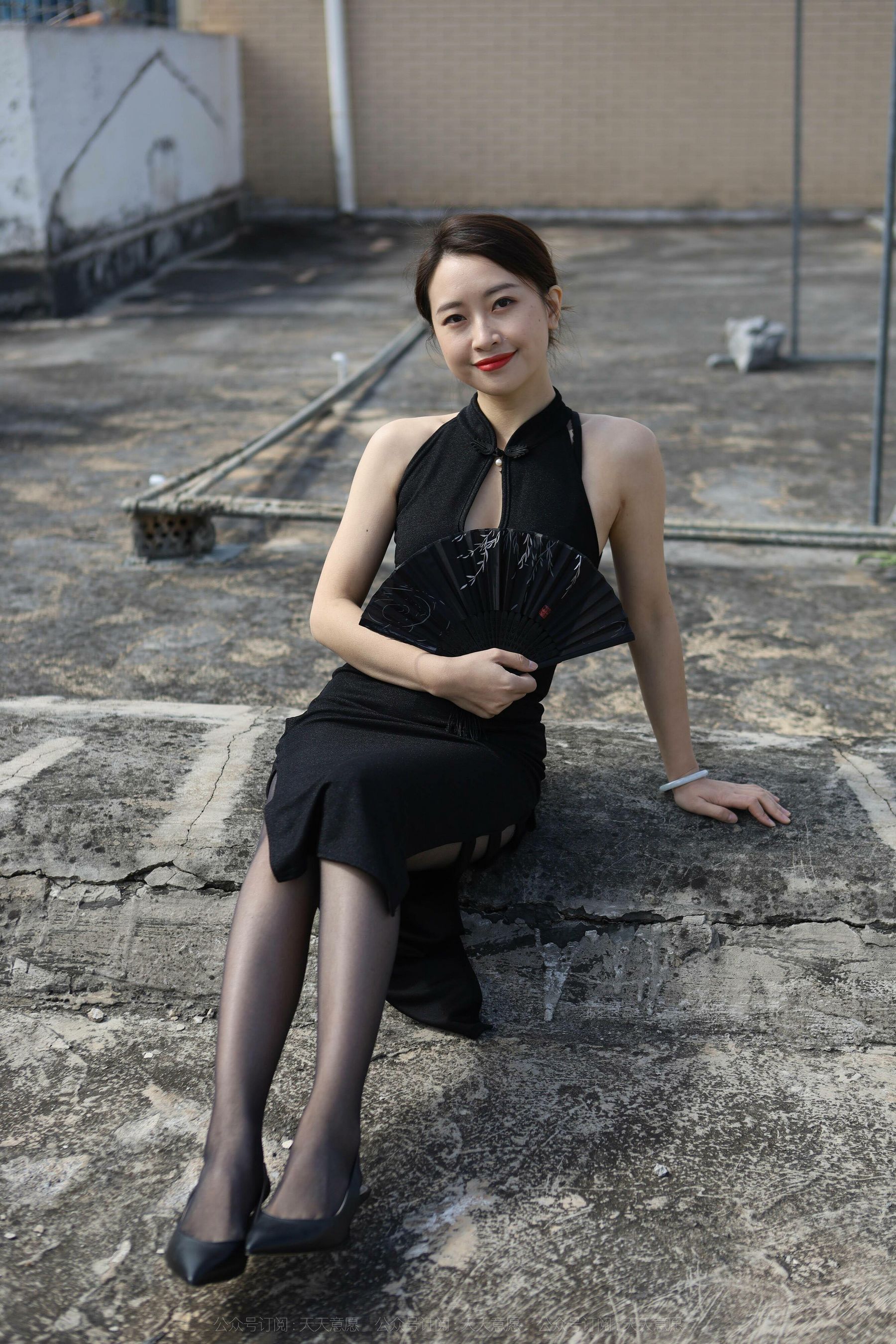 模特 小婕 《天台旗袍秀》-图15