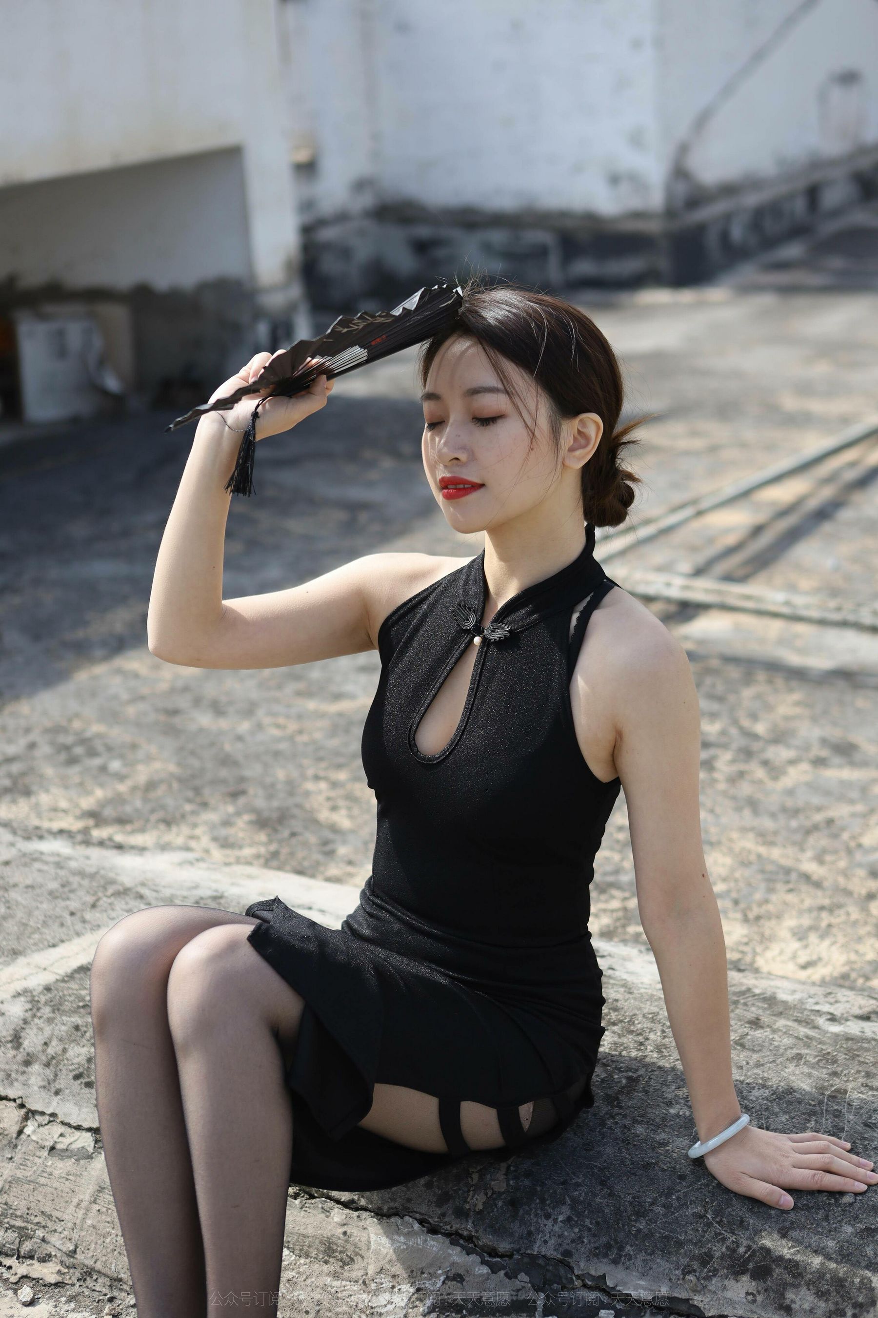 模特 小婕 《天台旗袍秀》-图24