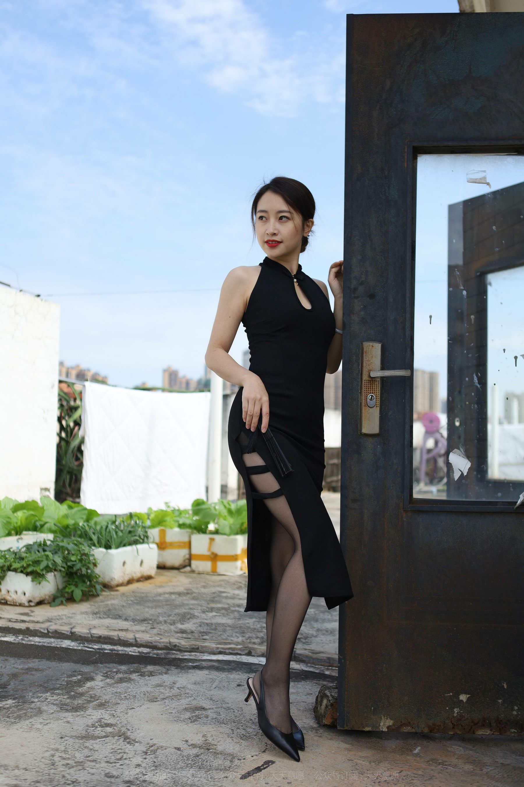 模特 小婕 《天台旗袍秀》-图50